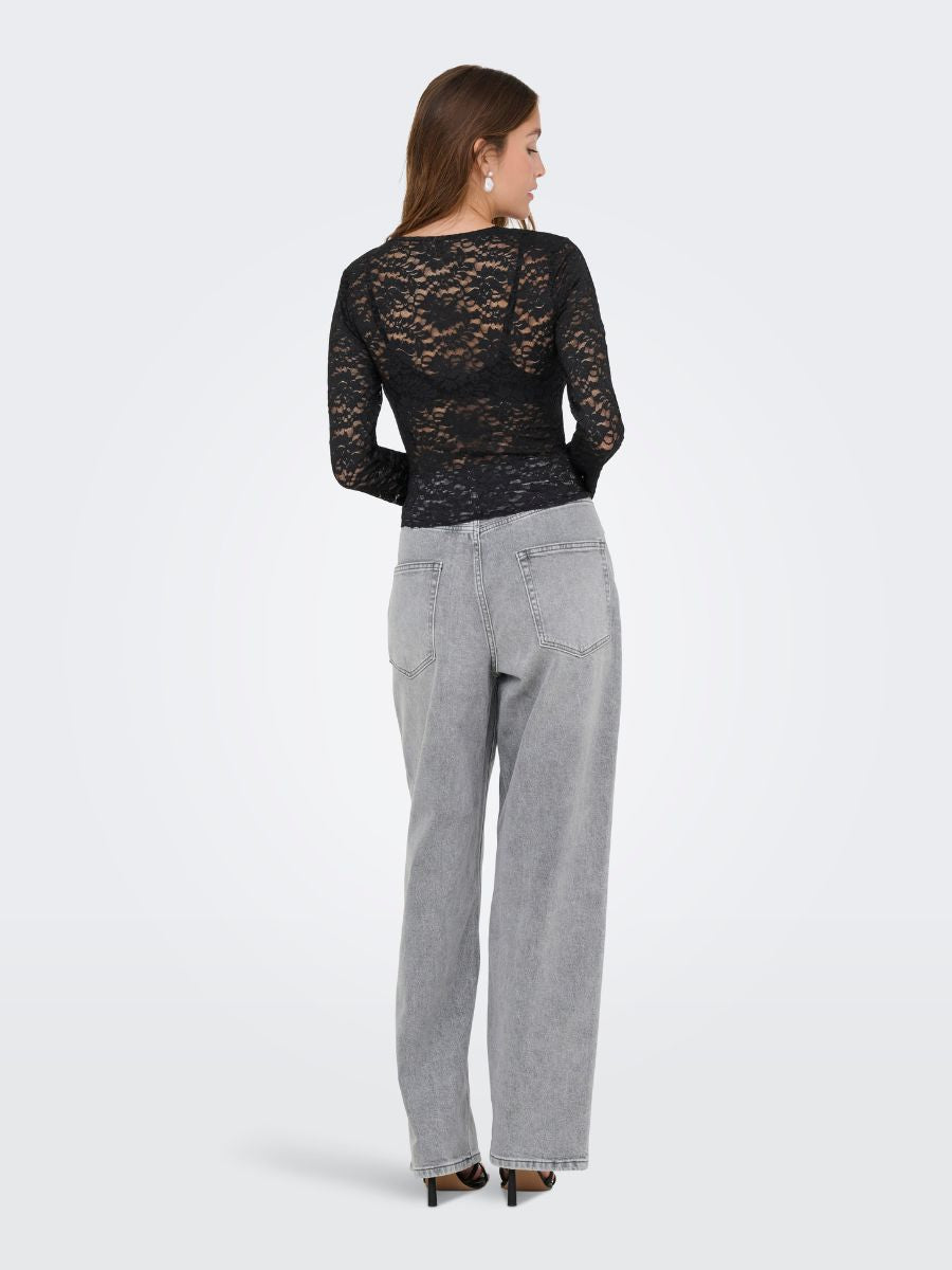 Nikka Long Sleeve Lace Top