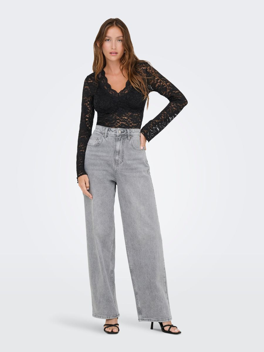 Nikka Long Sleeve Lace Top