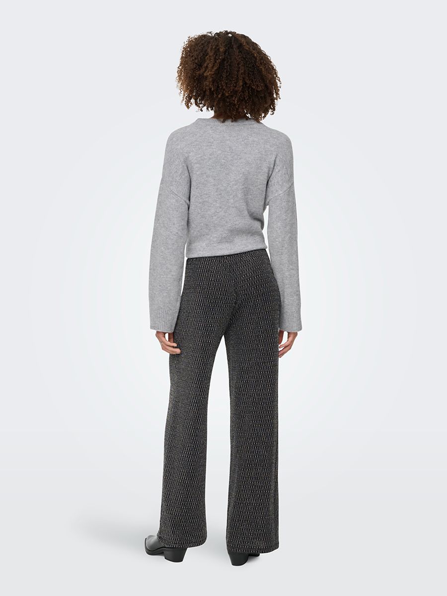 ONLY Carol Wide Leg Glitter Pants