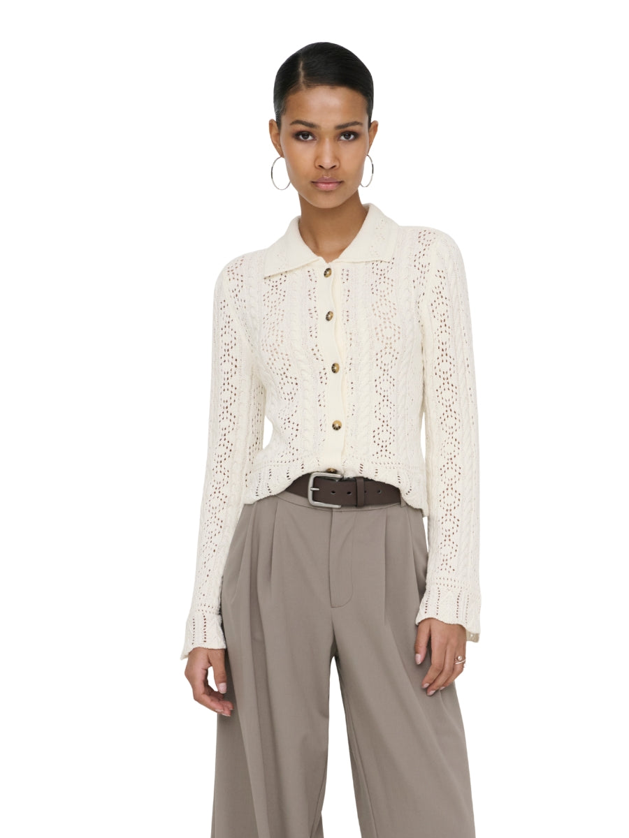 Frieda Long Sleeve Structured Cardigan