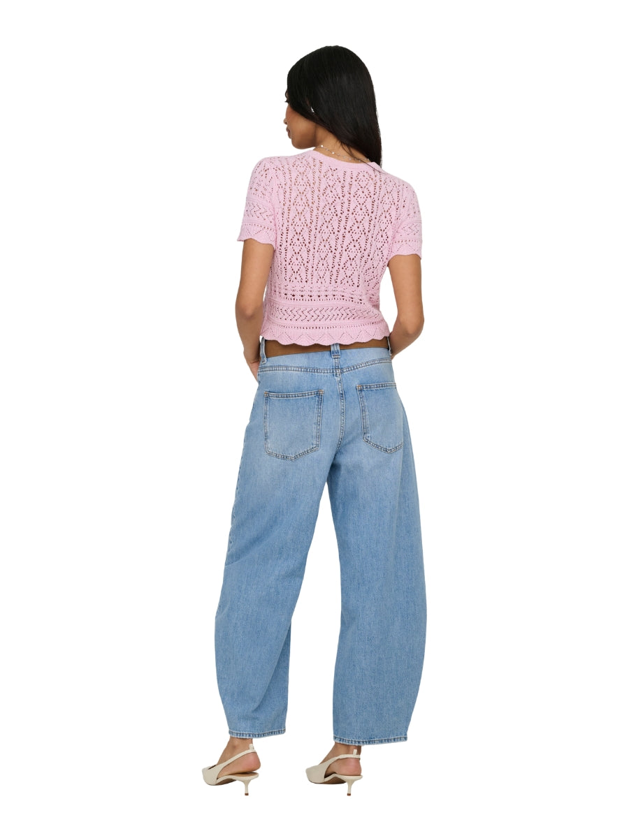 Elke Life Short Sleeve Pearl Cardigan