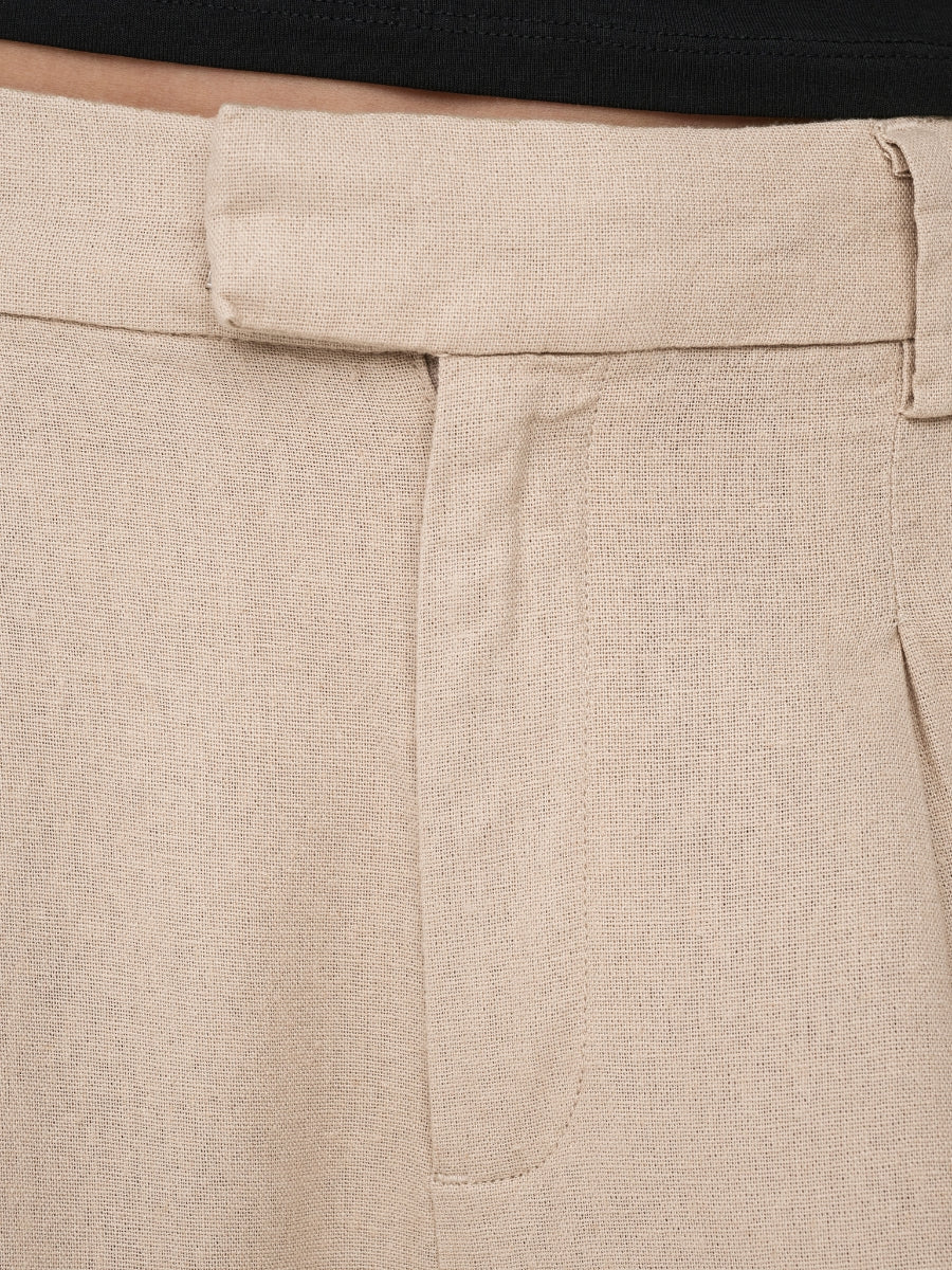 Only Svea Goa Mid-Rise Linen Wide Leg Pants