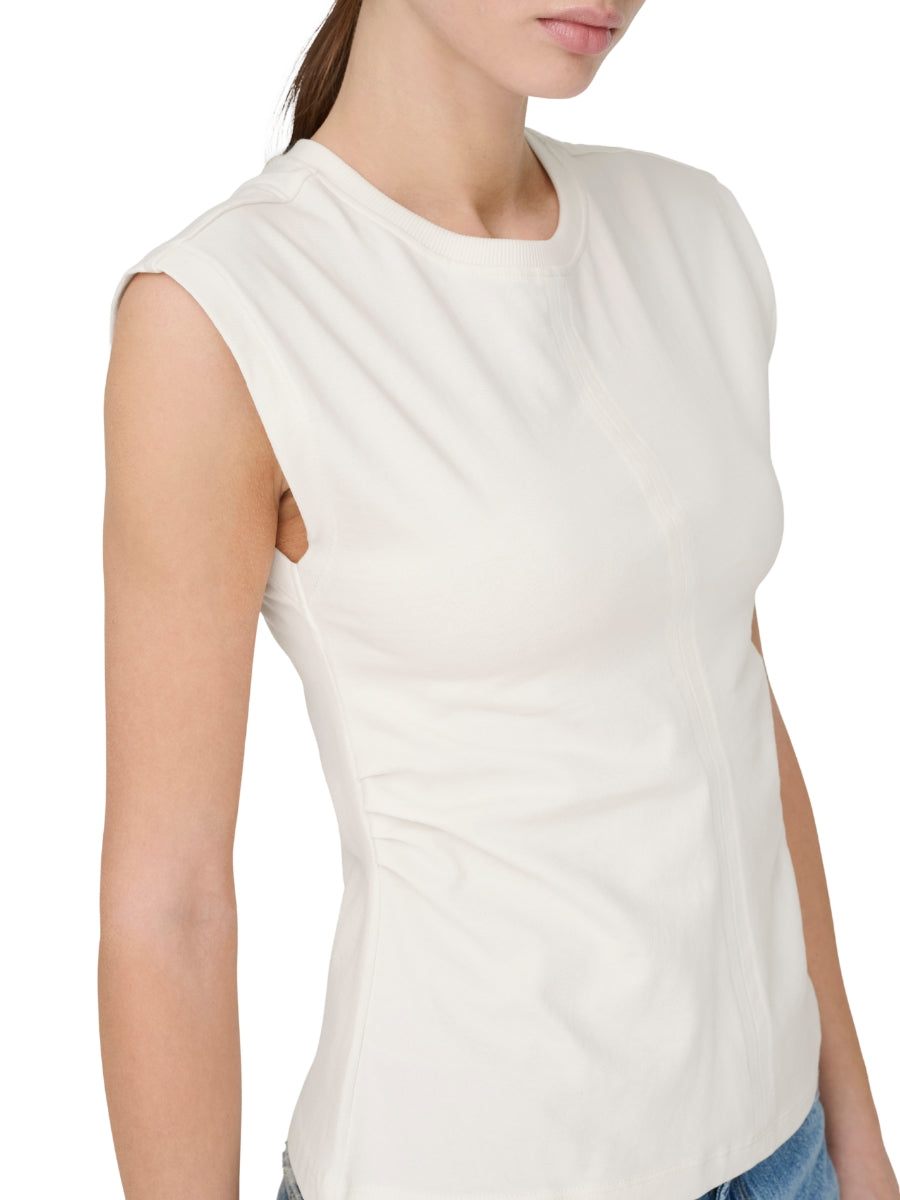 Only Marie Life Sleeveless Ruched Top