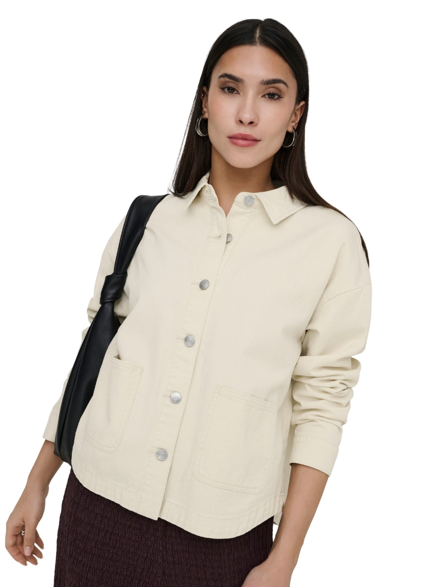 Only Lara Long Sleeve Denim Shacket