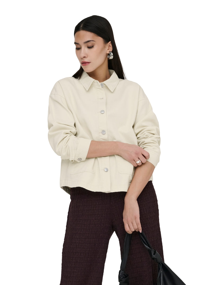 Only Lara Long Sleeve Denim Shacket