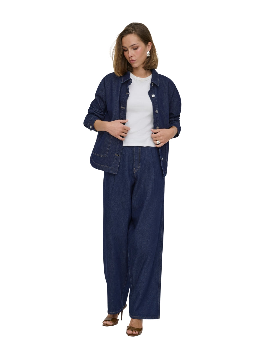 Only Lara Long Sleeve Denim Shacket