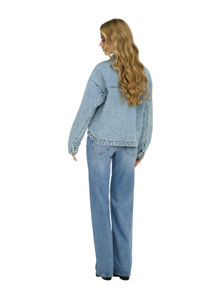 Only Lara Long Sleeve Denim Shacket