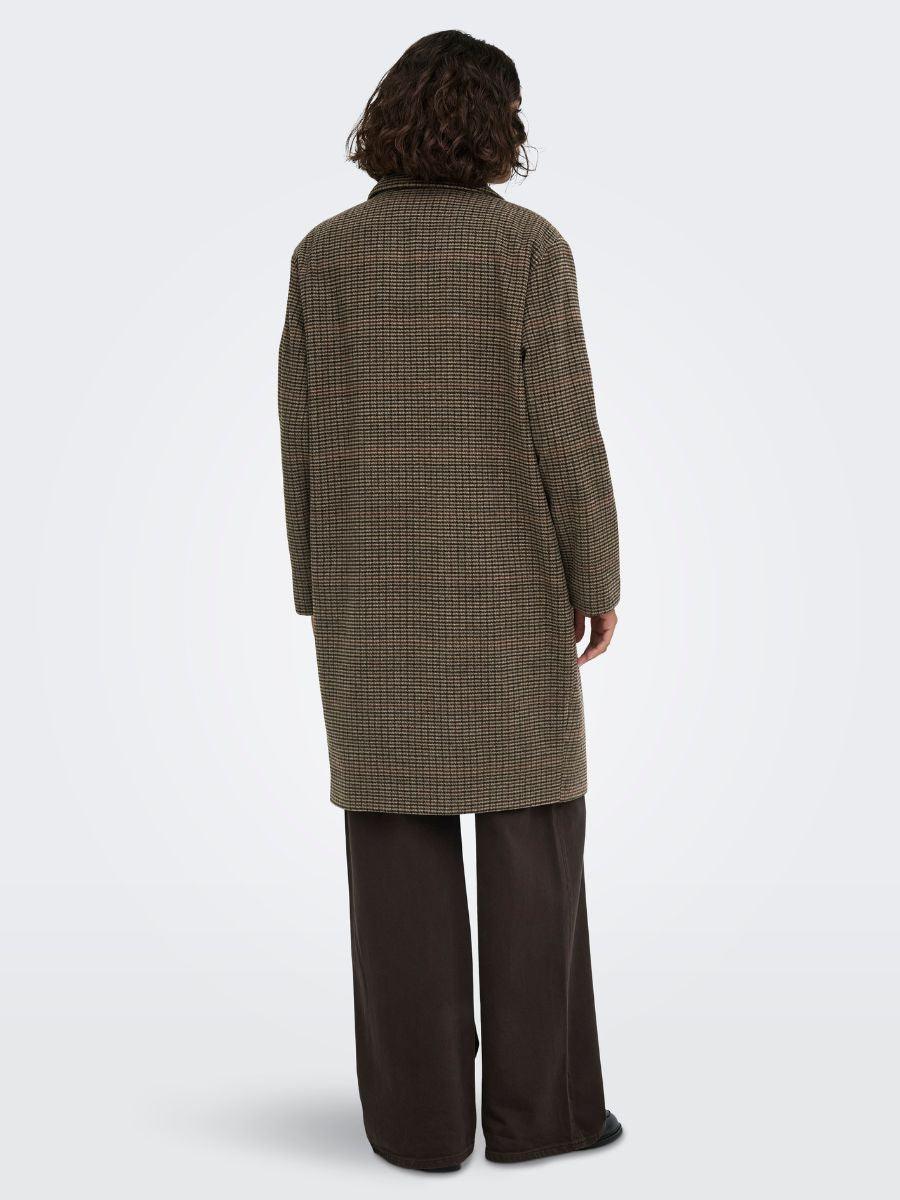 ONLY Lulu Check Wool Coat
