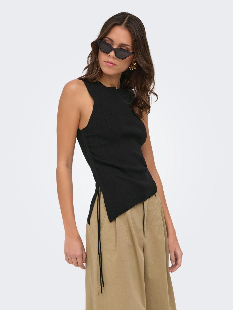 Only Milo O-Neck String Top