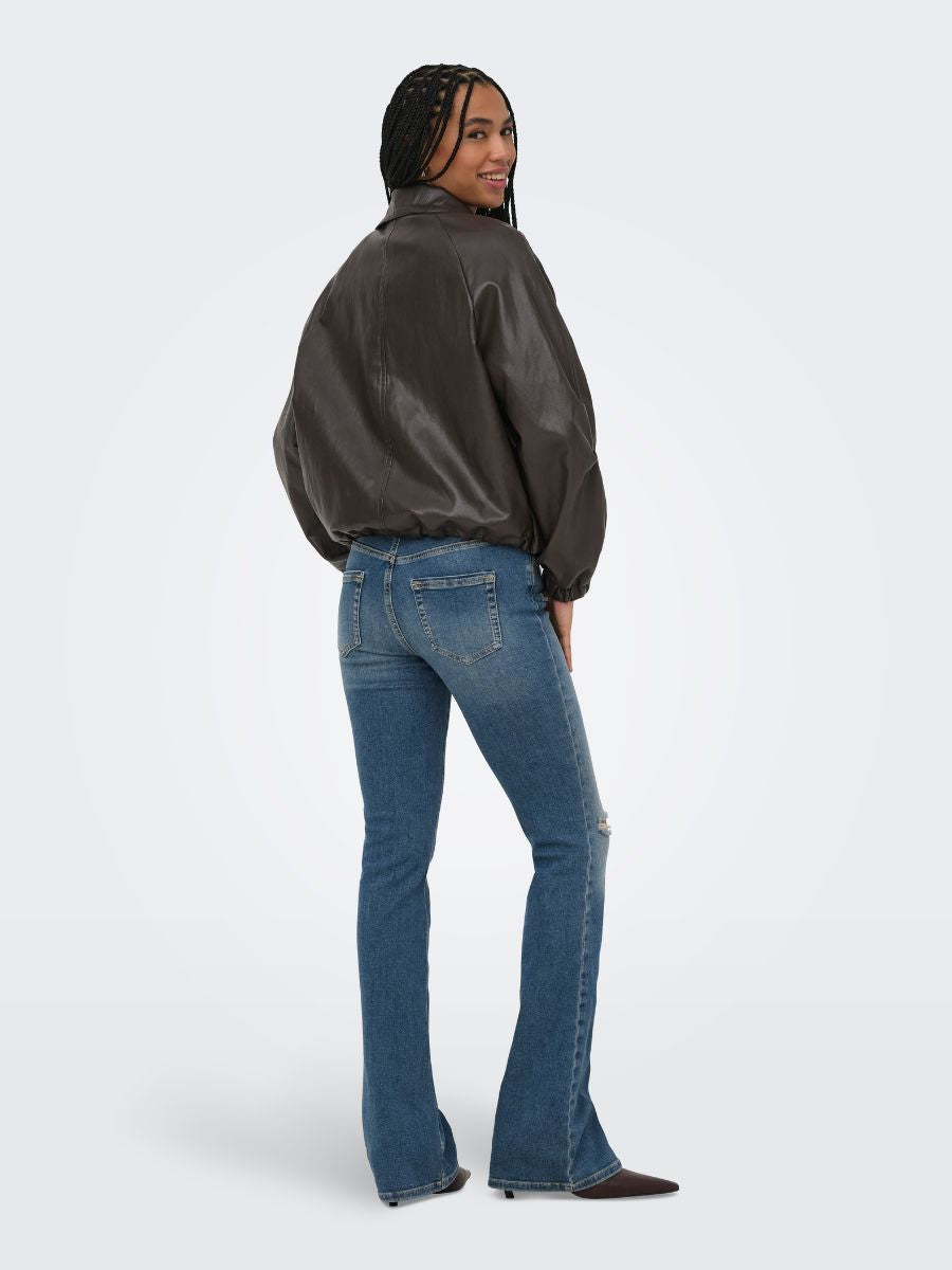 ONLY Mini Faux Leather Jacket