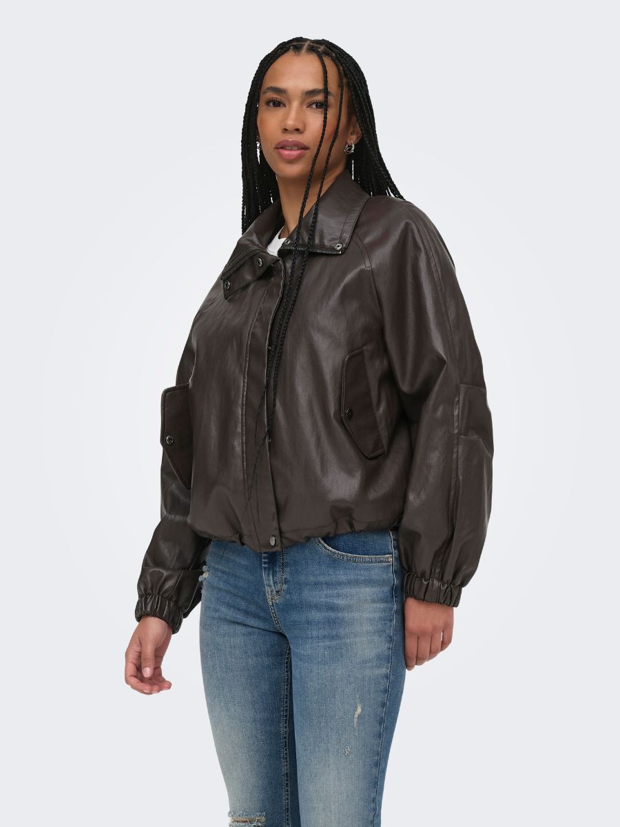 ONLY Mini Faux Leather Jacket