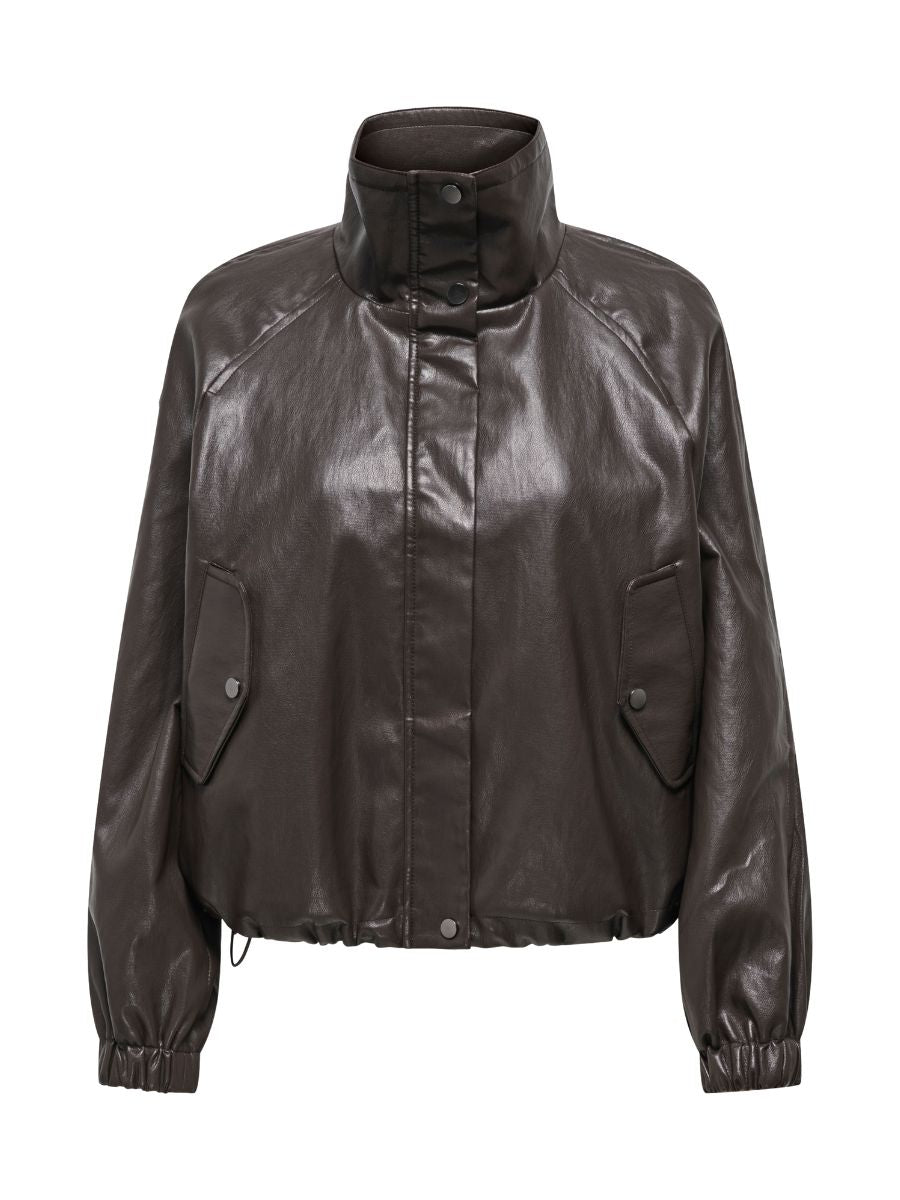 ONLY Mini Faux Leather Jacket