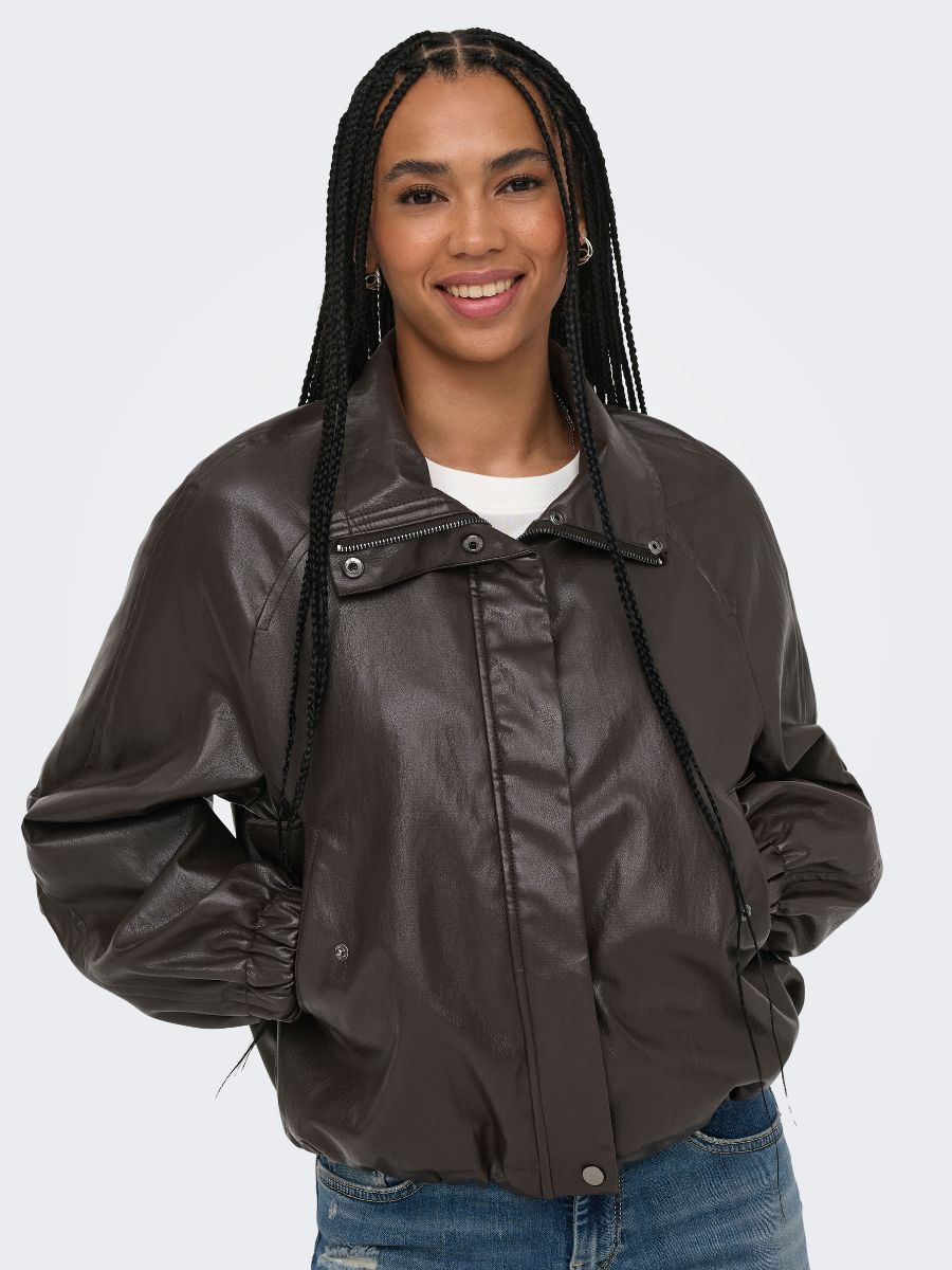 ONLY Mini Faux Leather Jacket