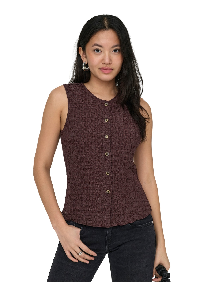 Ilse Life Sleeveless Structured Vest