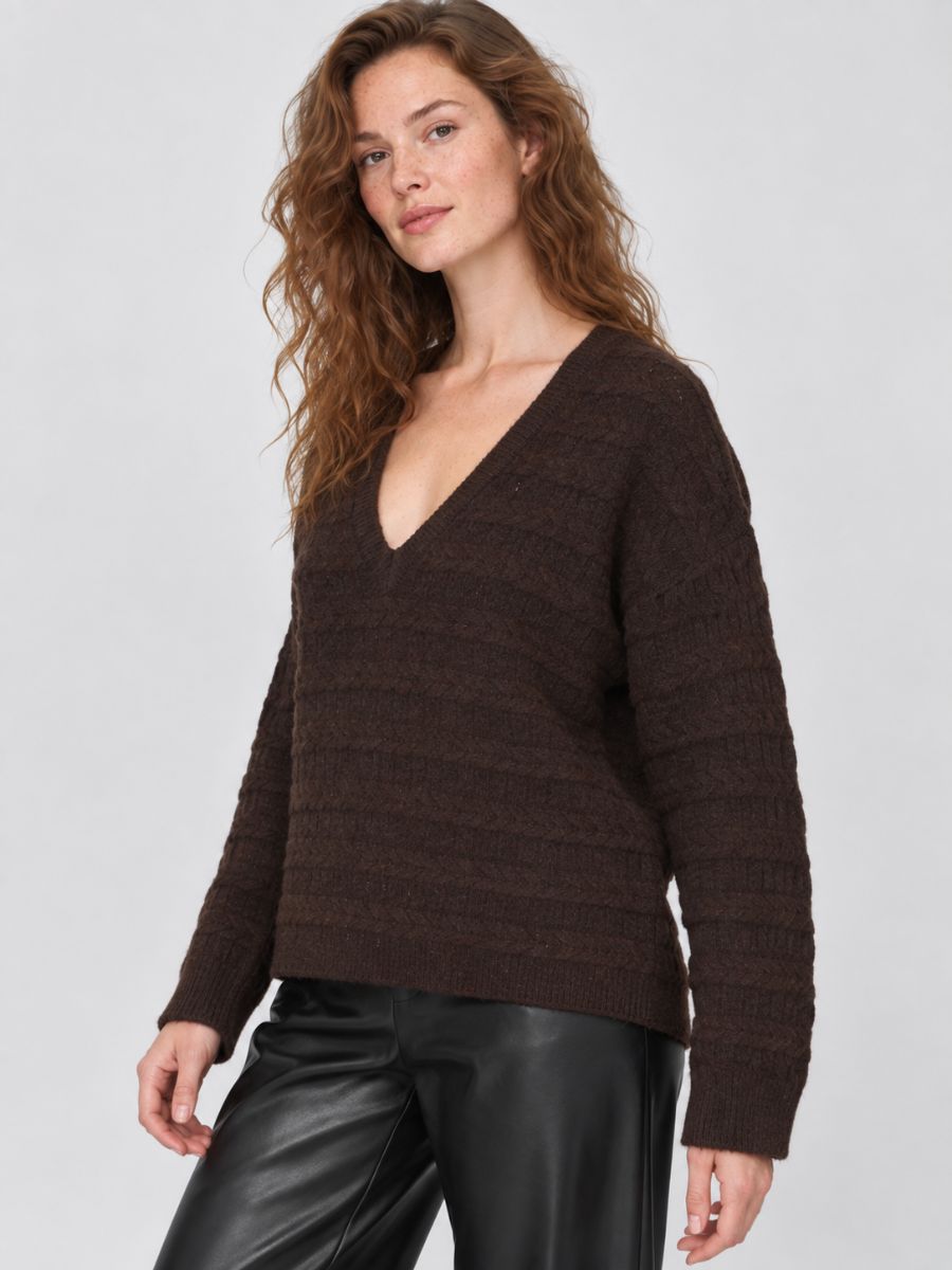 ONLY Cabala Batwing V-Neck Sweater