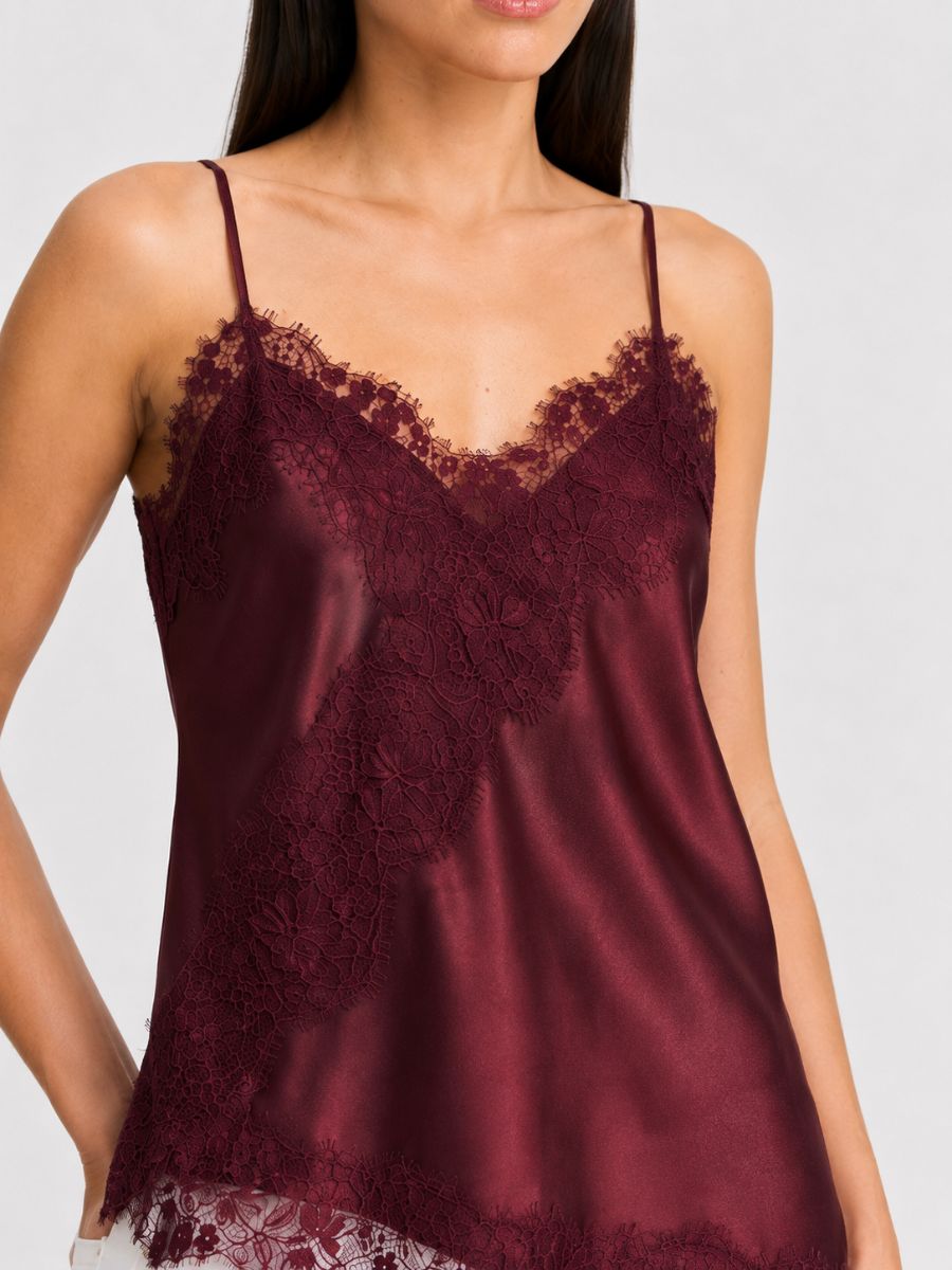 Only Indona Satin Lace Top