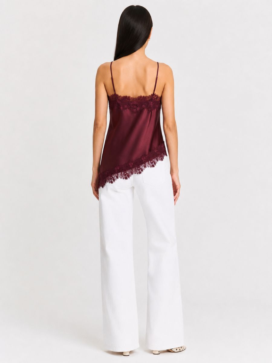Only Indona Satin Lace Top