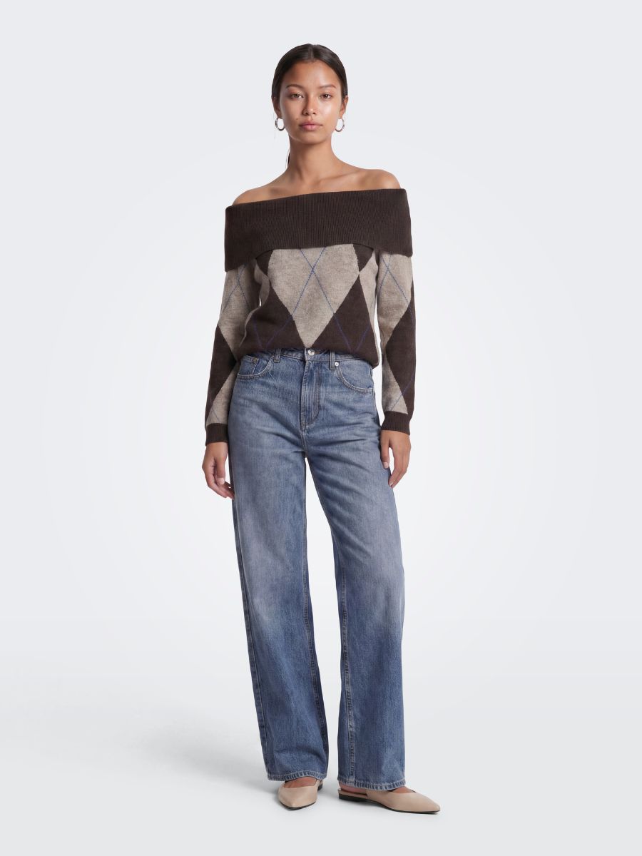 ONLY Alivia Off Shoulder Knit Top