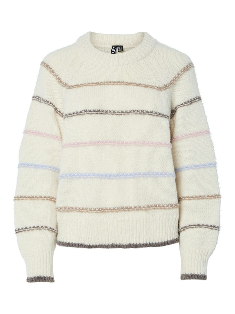 Pieces Nella Long Sleeve O-Neck Sweater
