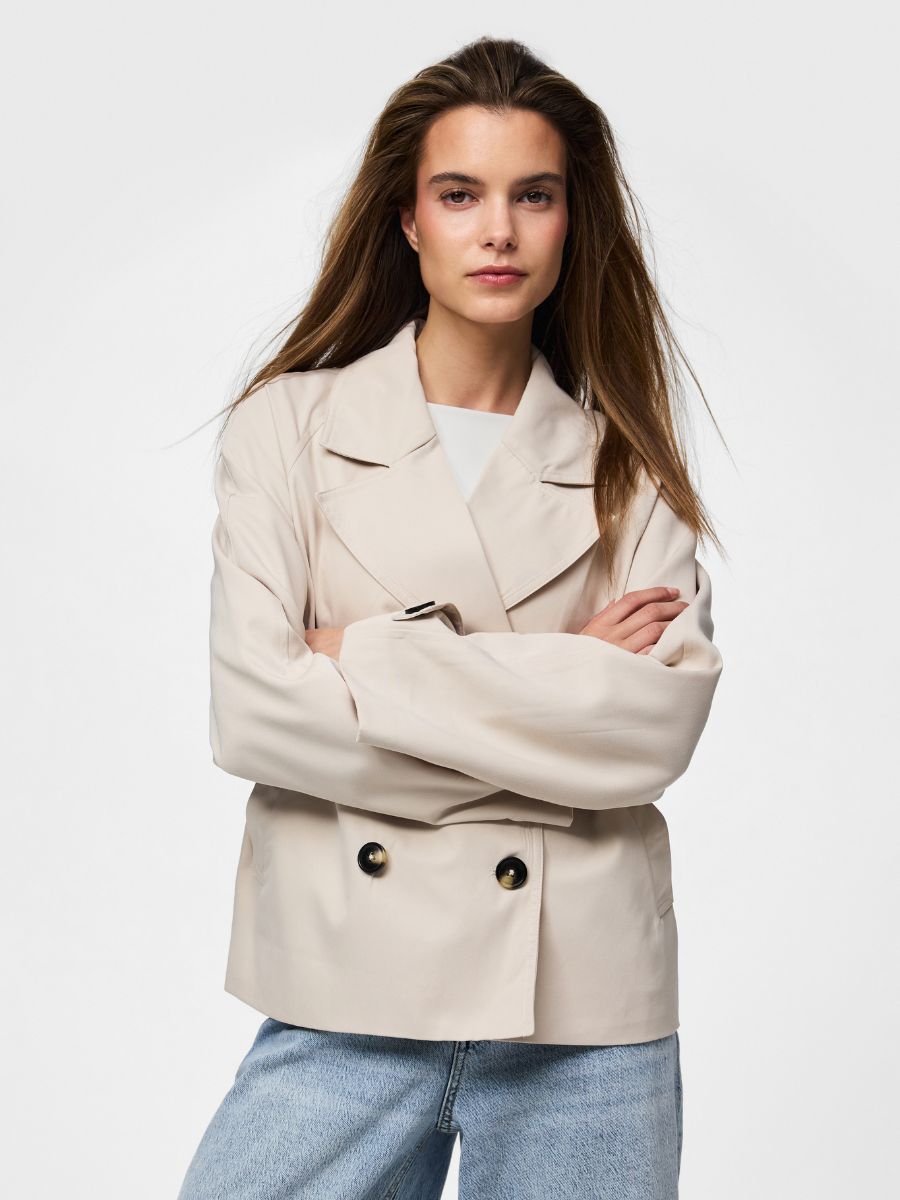 Scarlett Short Trench Coat