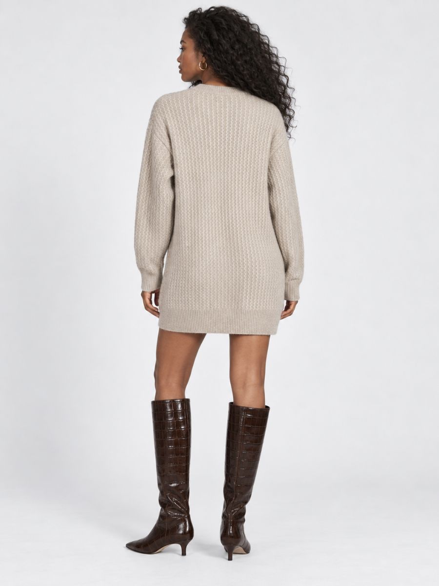Ane O-Neck Knit Dress