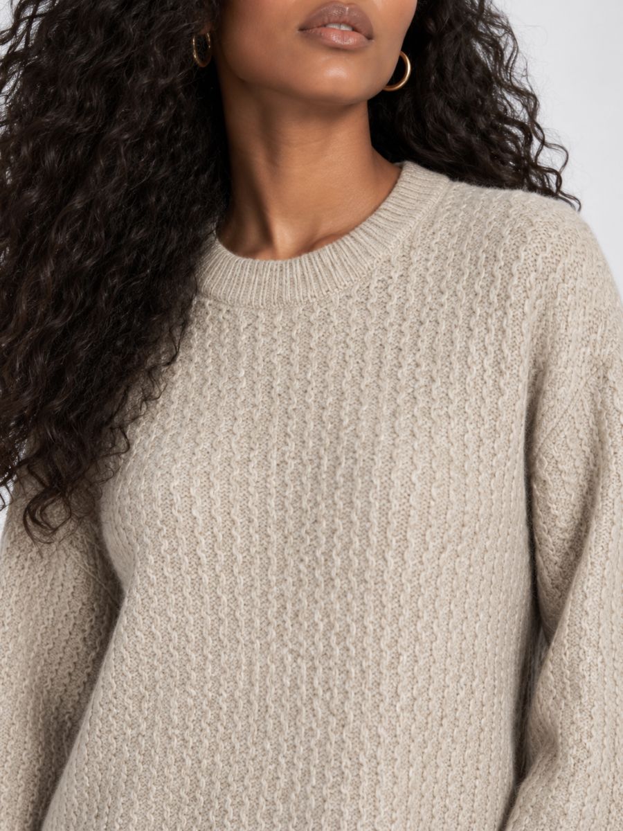 Ane O-Neck Knit Dress