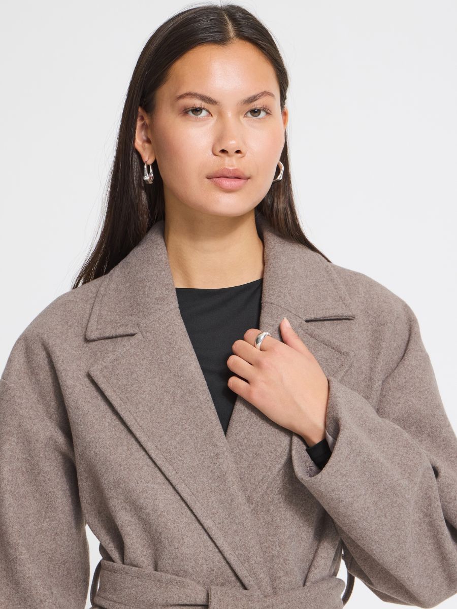 ICHI Jannet Wrap Coat