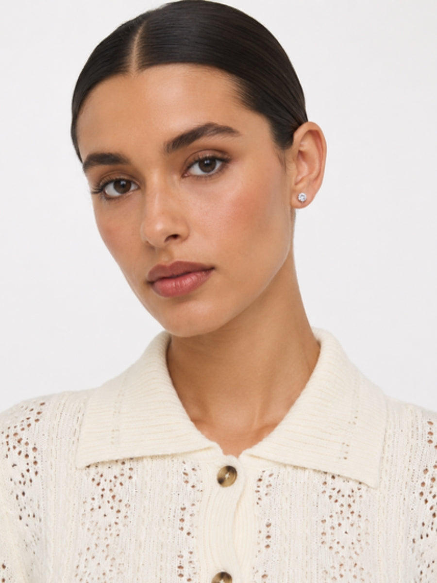 CZ Studded Earrings