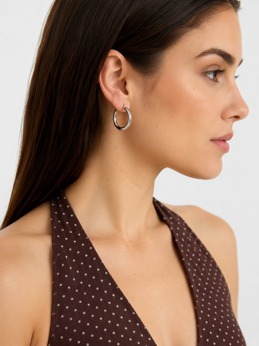 Chunky Hoop Earrings