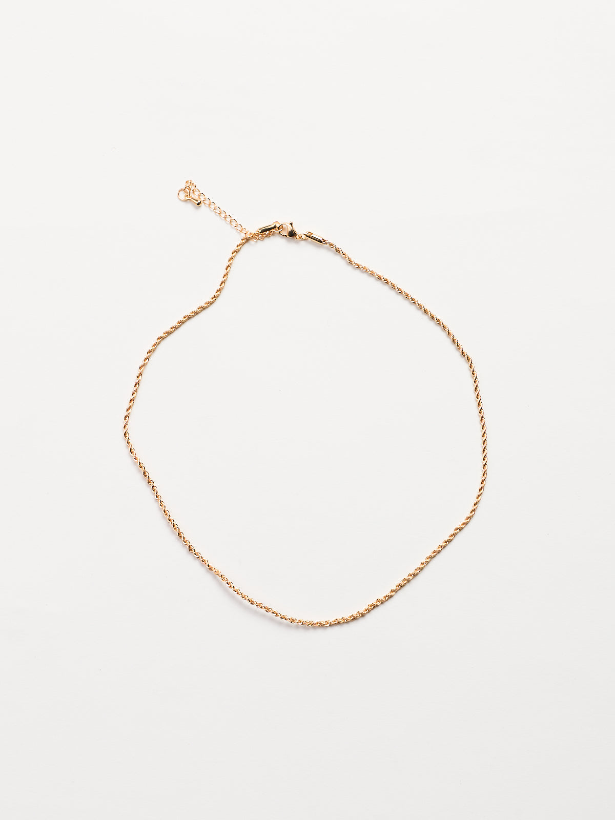 Twisted Rope Chain Necklace