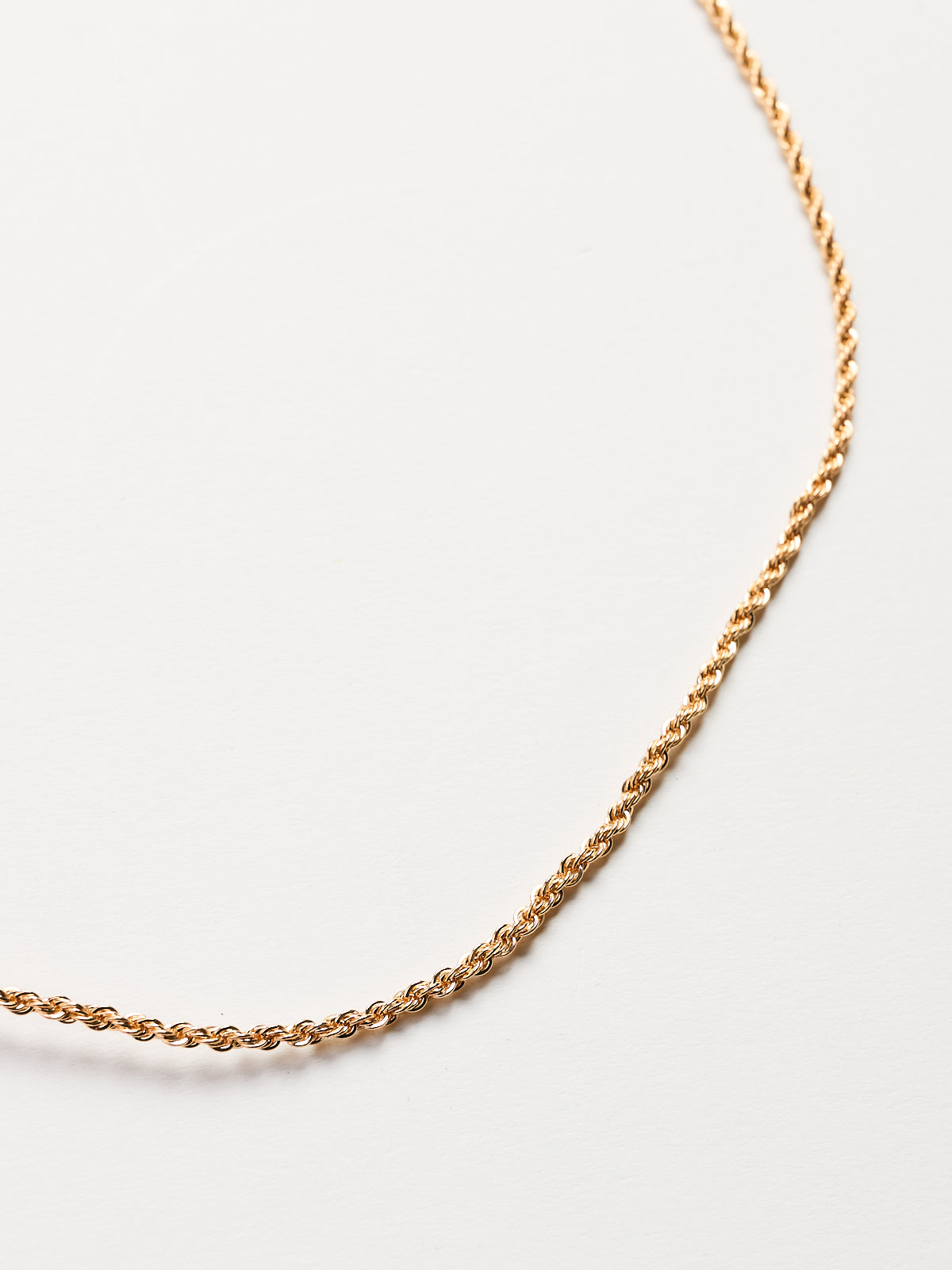 Twisted Rope Chain Necklace
