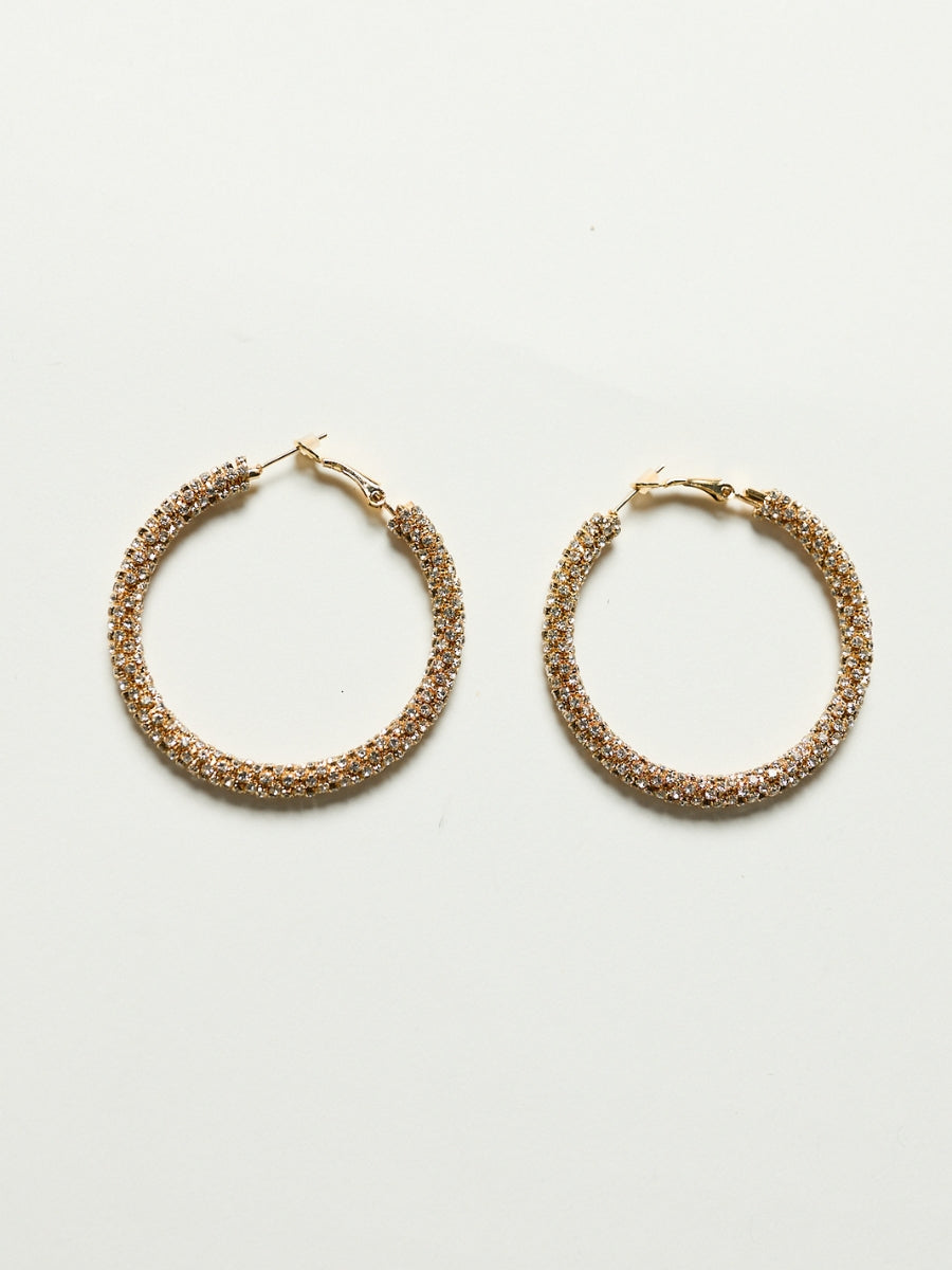 Large Rhine Hoop Earrings