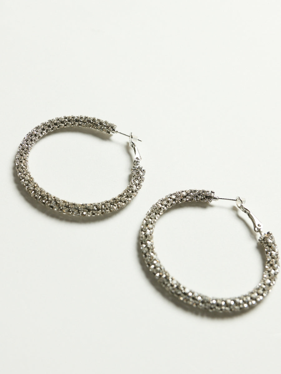 Large Rhine Hoop Earrings
