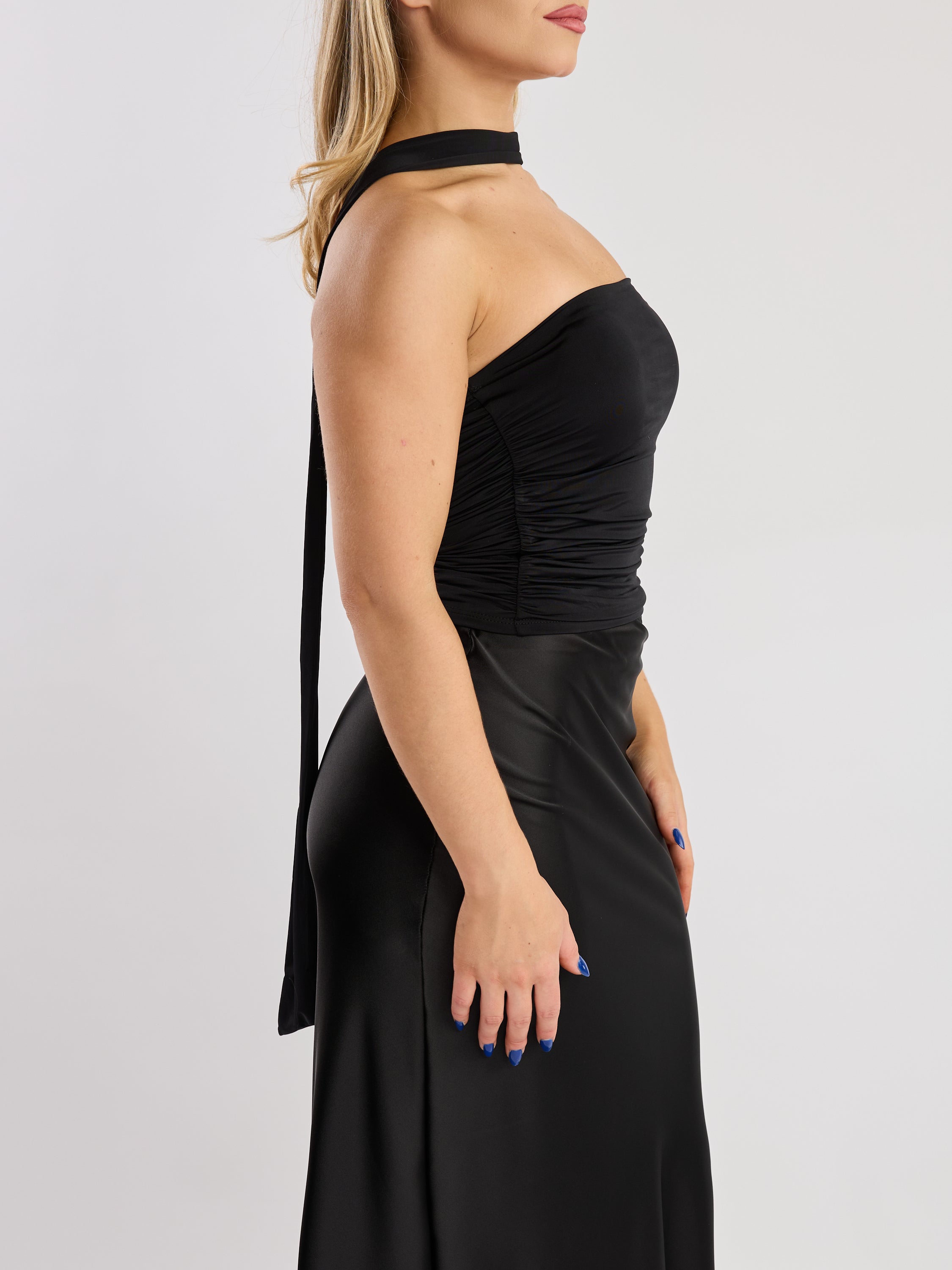 Ciao Jersey Tie Tube Top