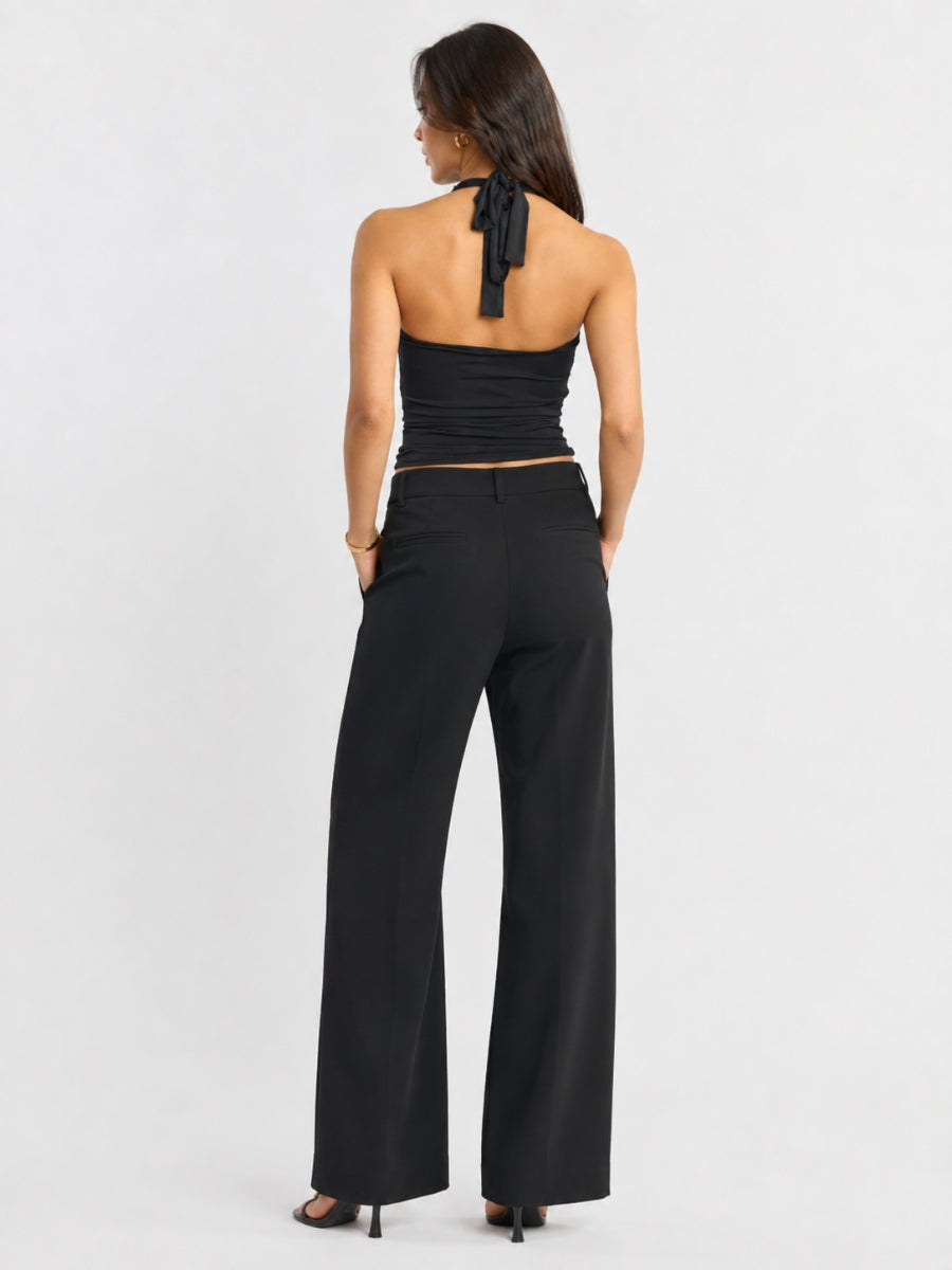 Sloane Halter Gold Hardwear Top