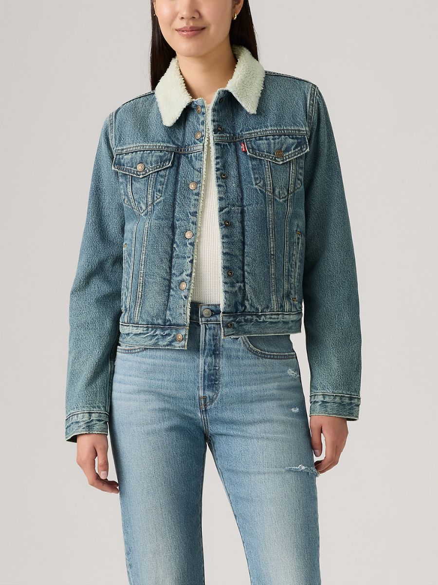 Levi's Original Sherpa Trucker Denim Jacket