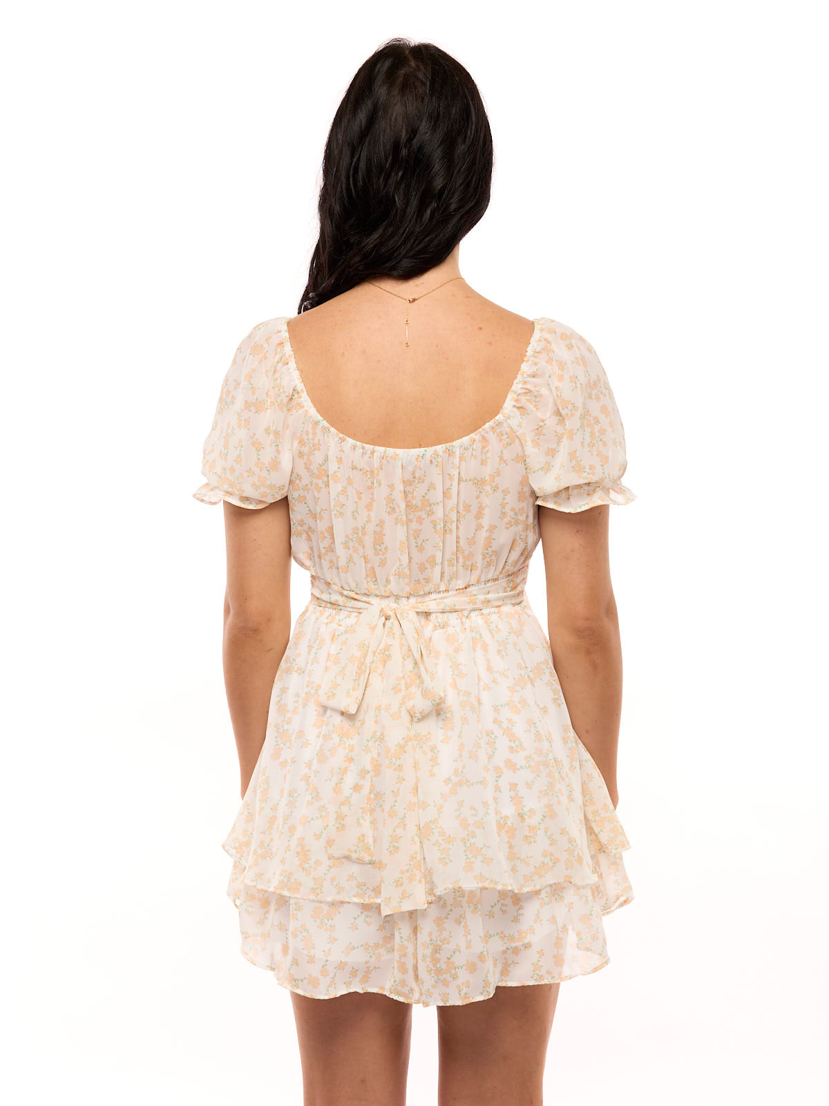 Alessandra Floral Short Sleeve Romper