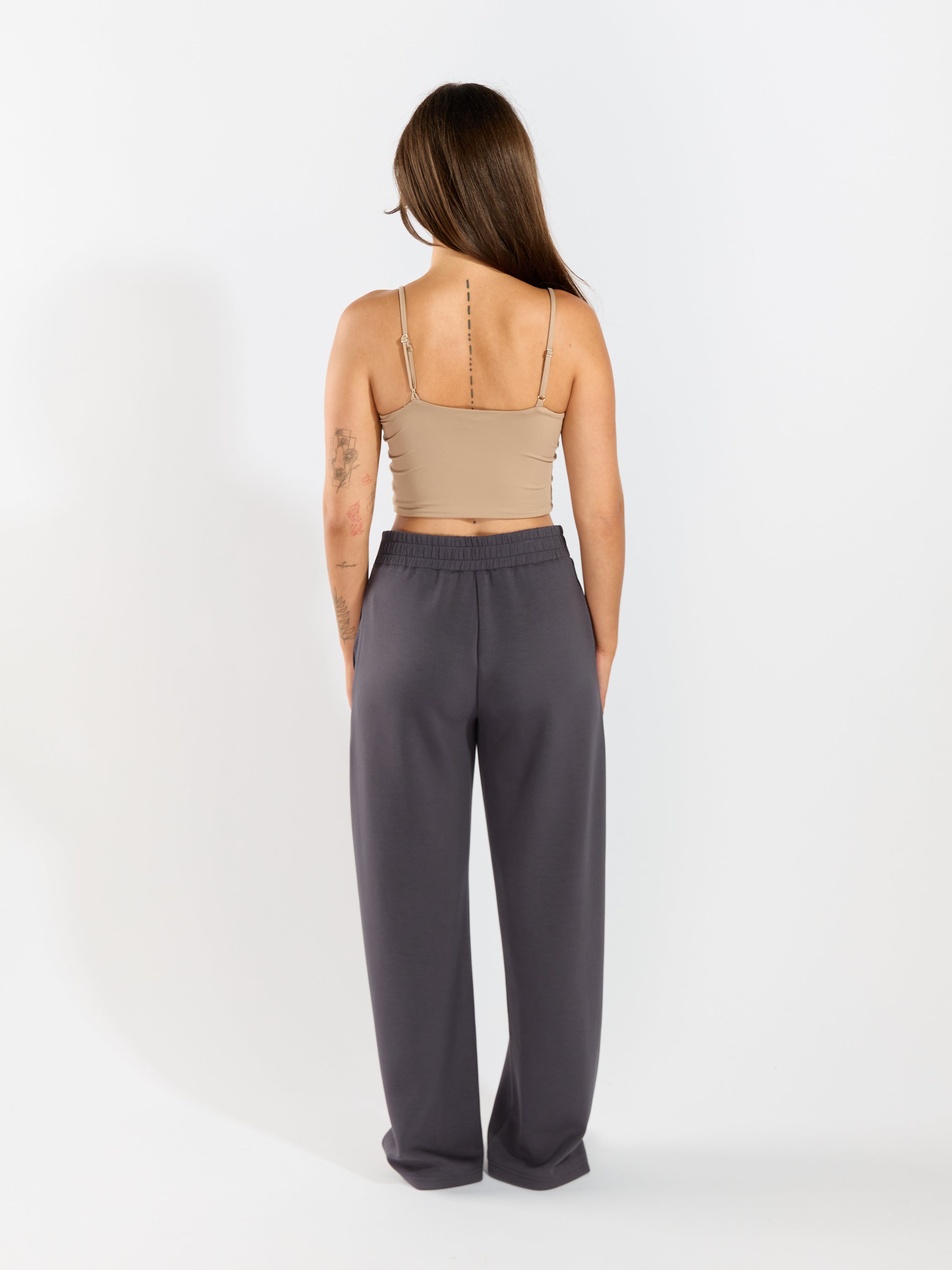 Second Skin Victoria Solid Scuba Wide Pant