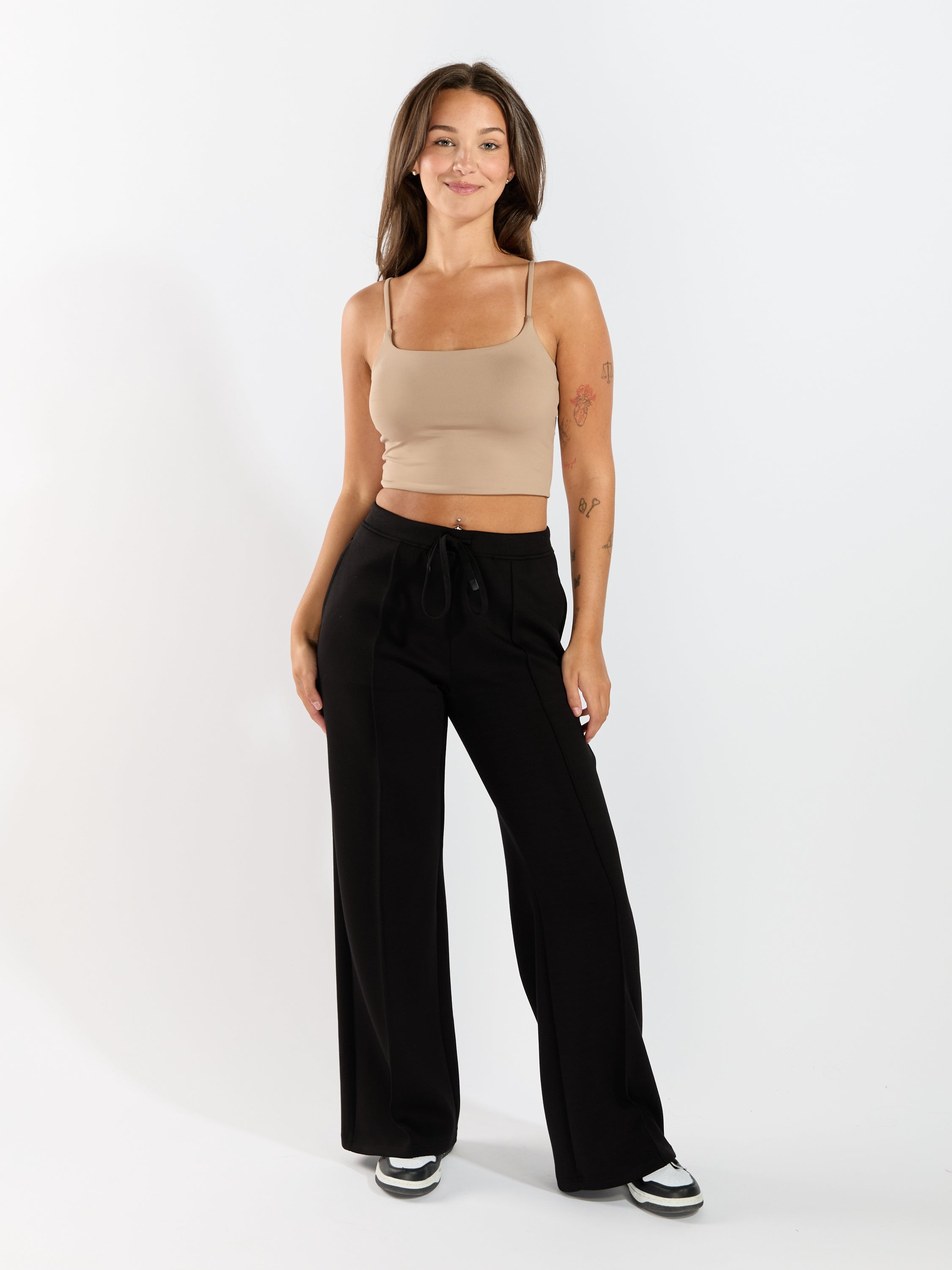 Prida Scuba Wide-Leg Pants
