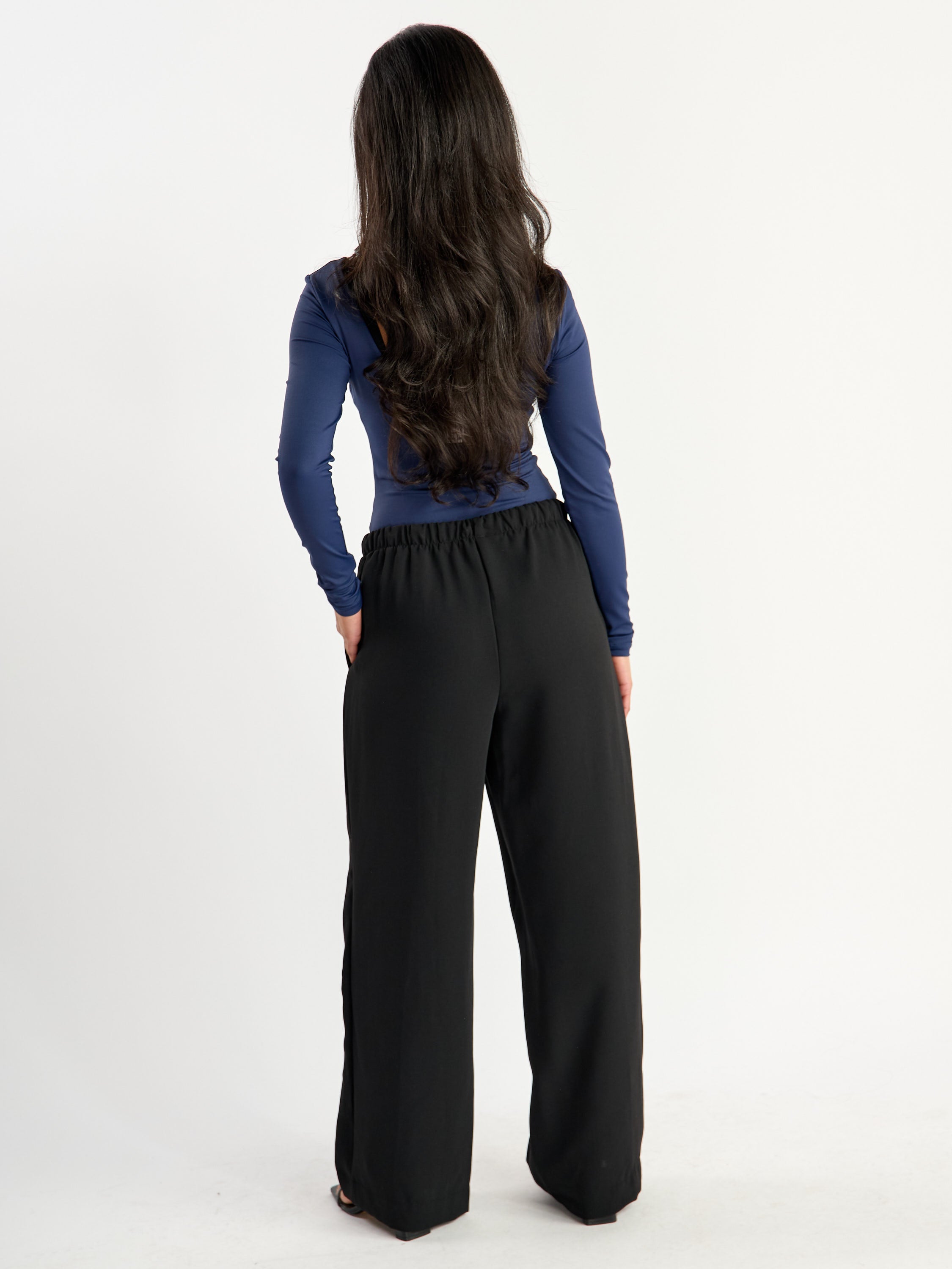 Merry Wide-Leg Tie Dress Pant
