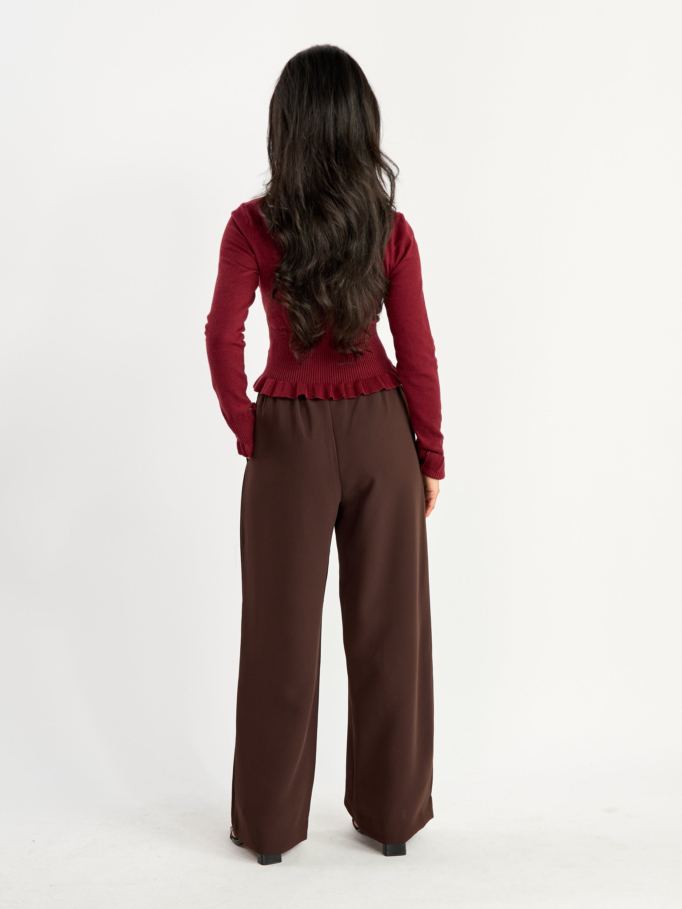 Merry Wide-Leg Tie Dress Pant