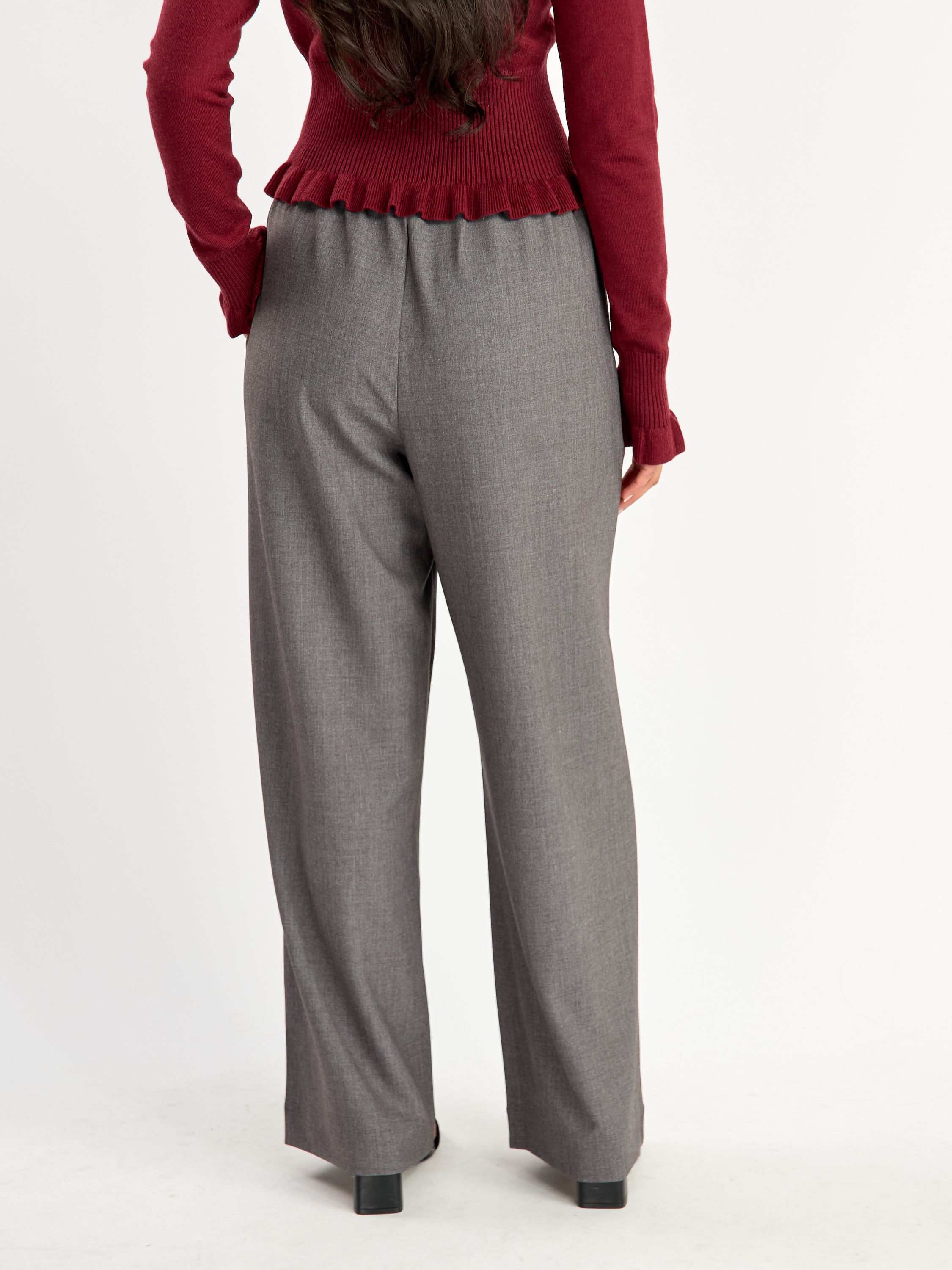 Merry Wide-Leg Tie Dress Pant