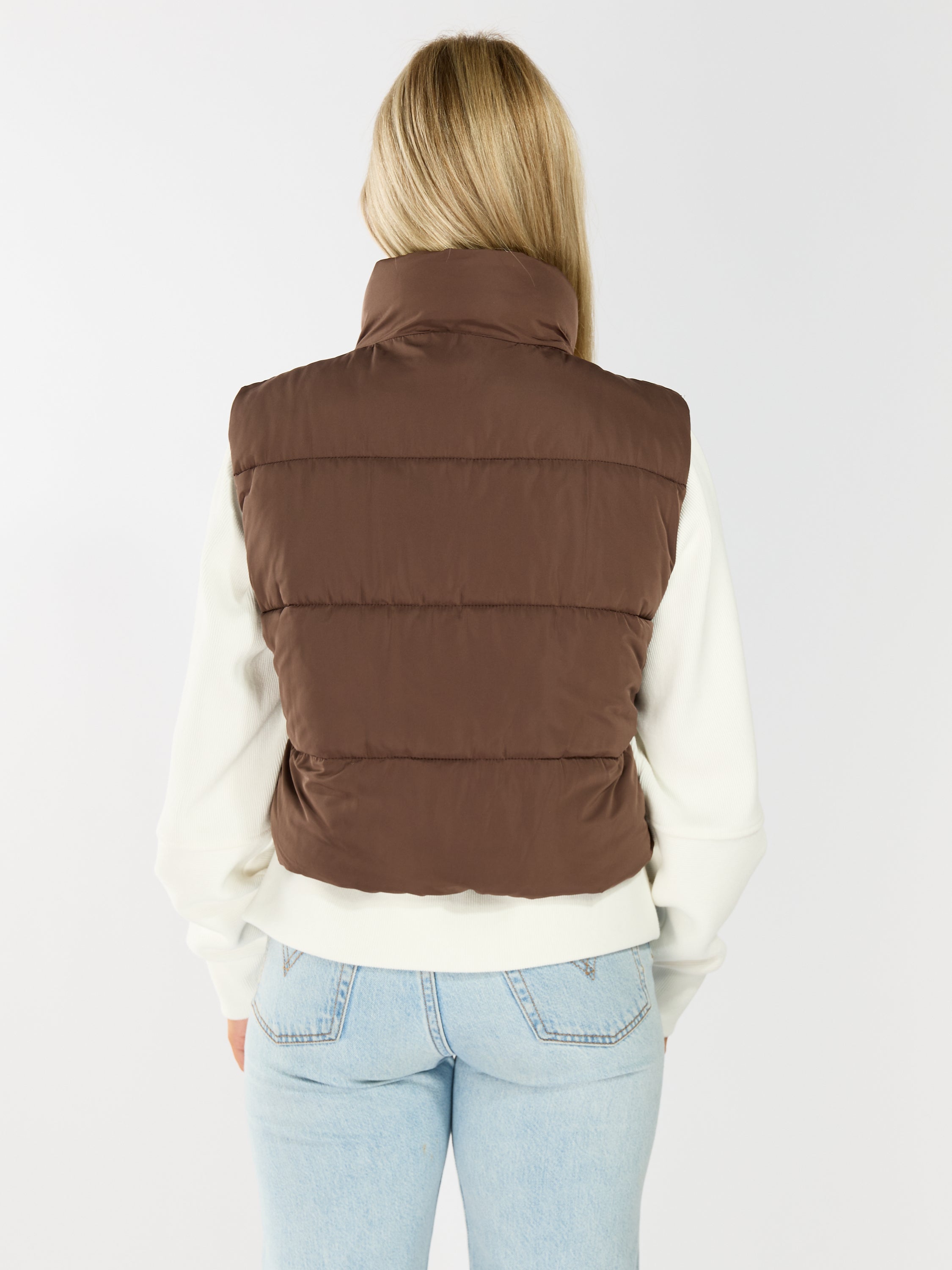 Melo Puffer Cropped Vest