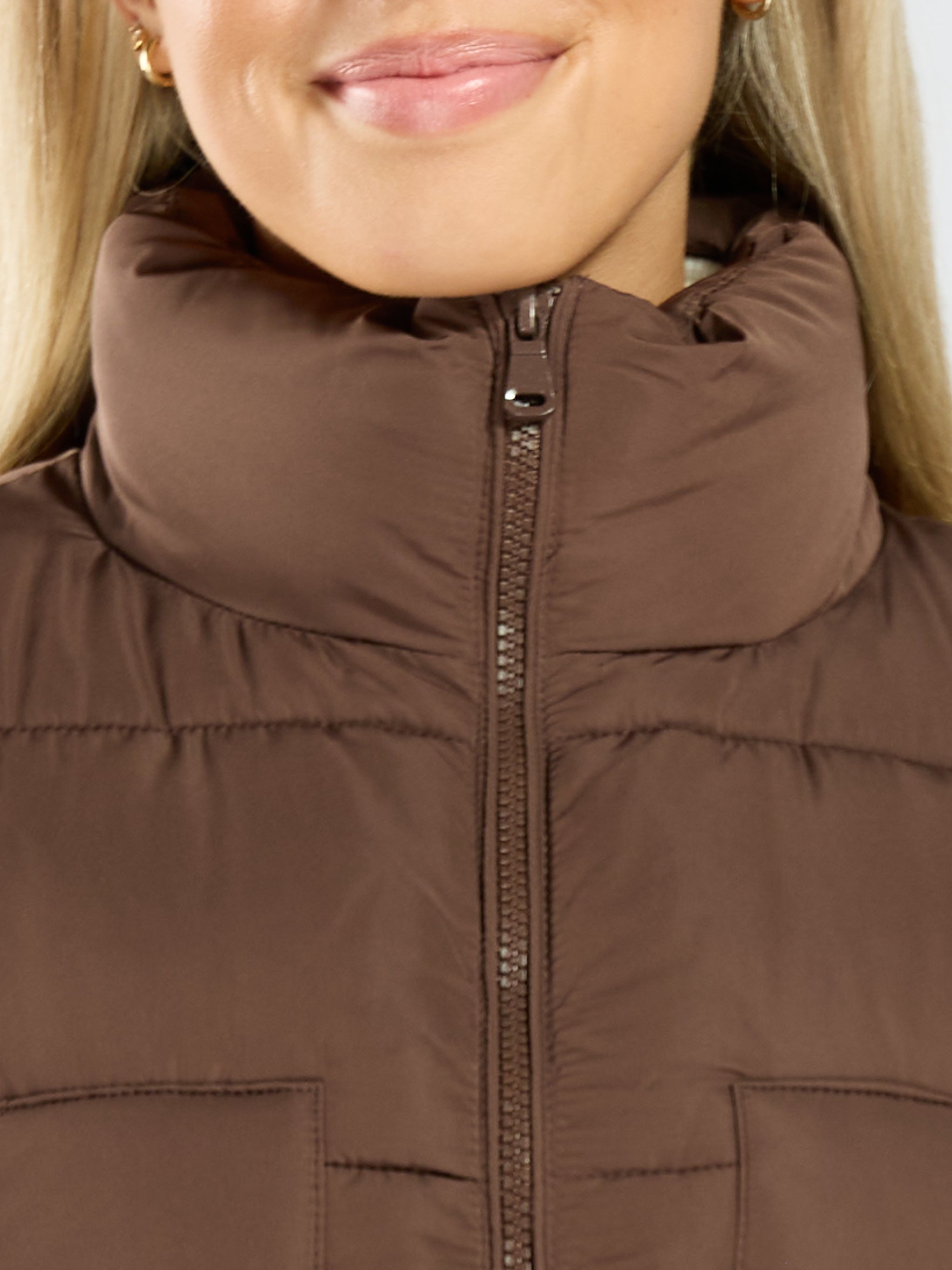 Melo Puffer Cropped Vest