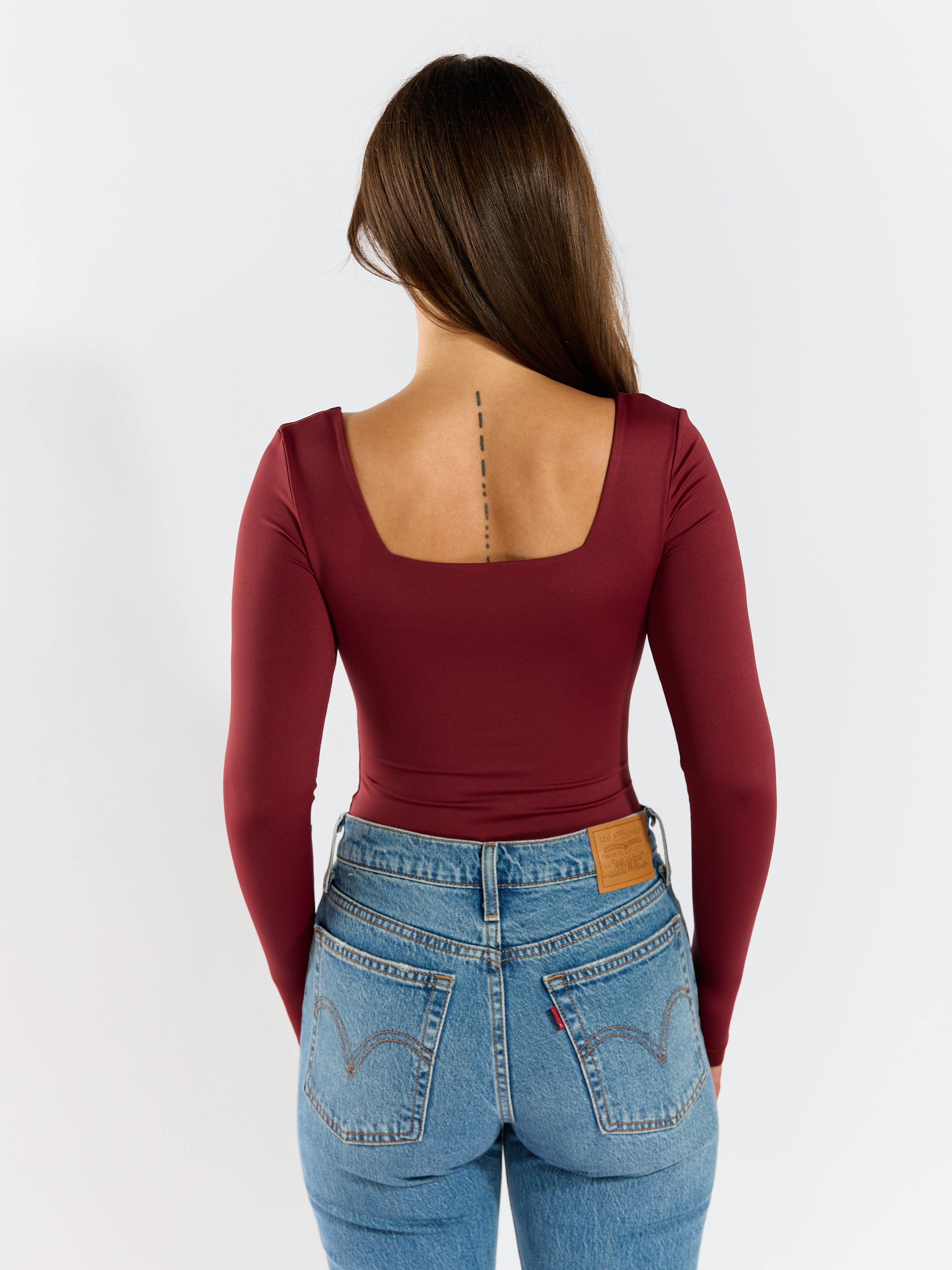 Second Skin Stacy Square Neck Bodysuit