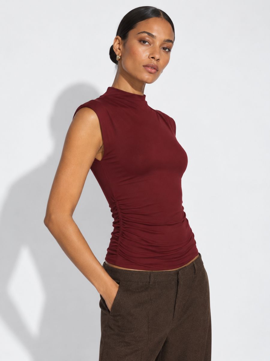 Ivy Mock Neck Tank Top