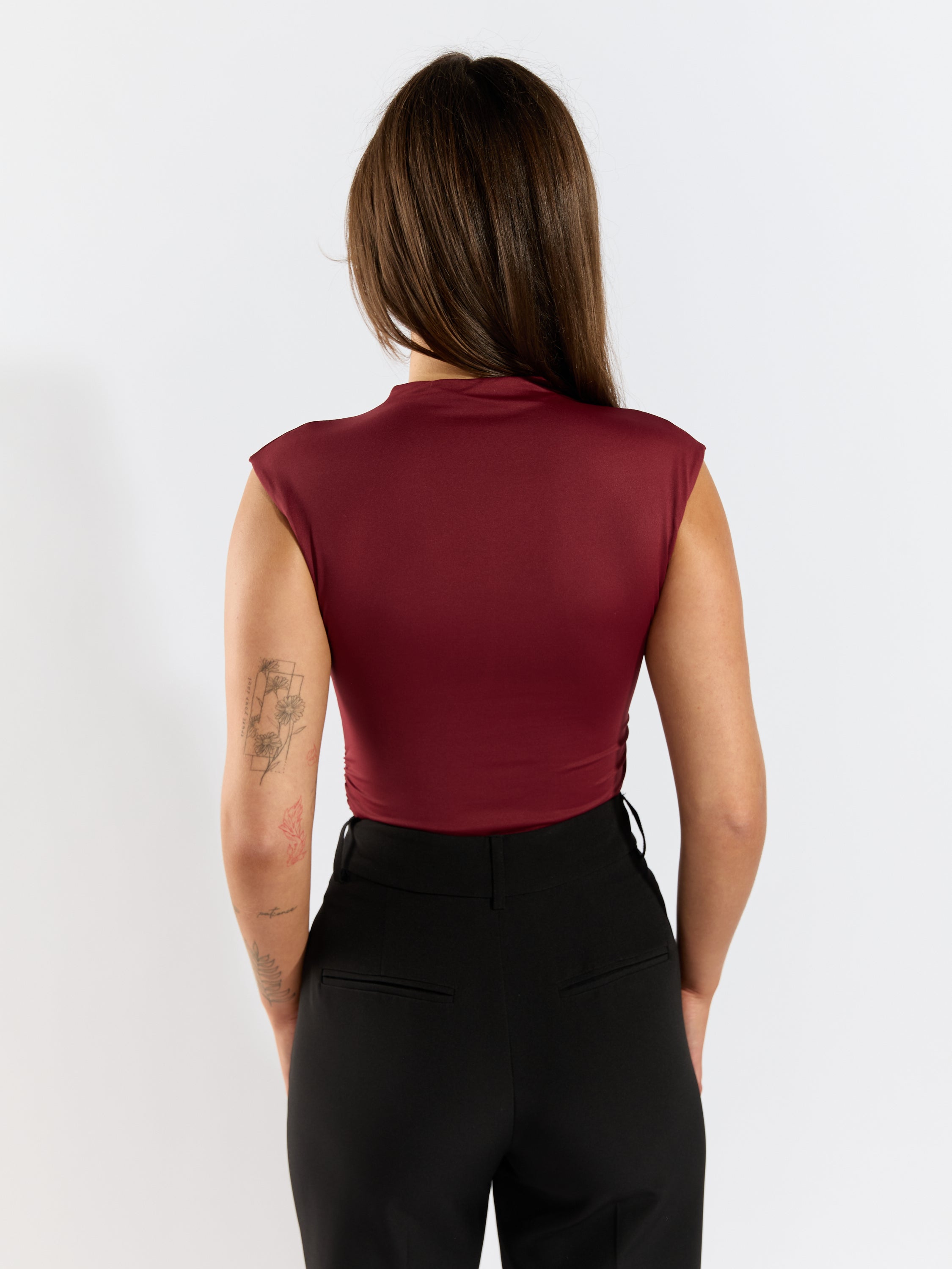 Second Skin Yve Mock Neck Tank Top