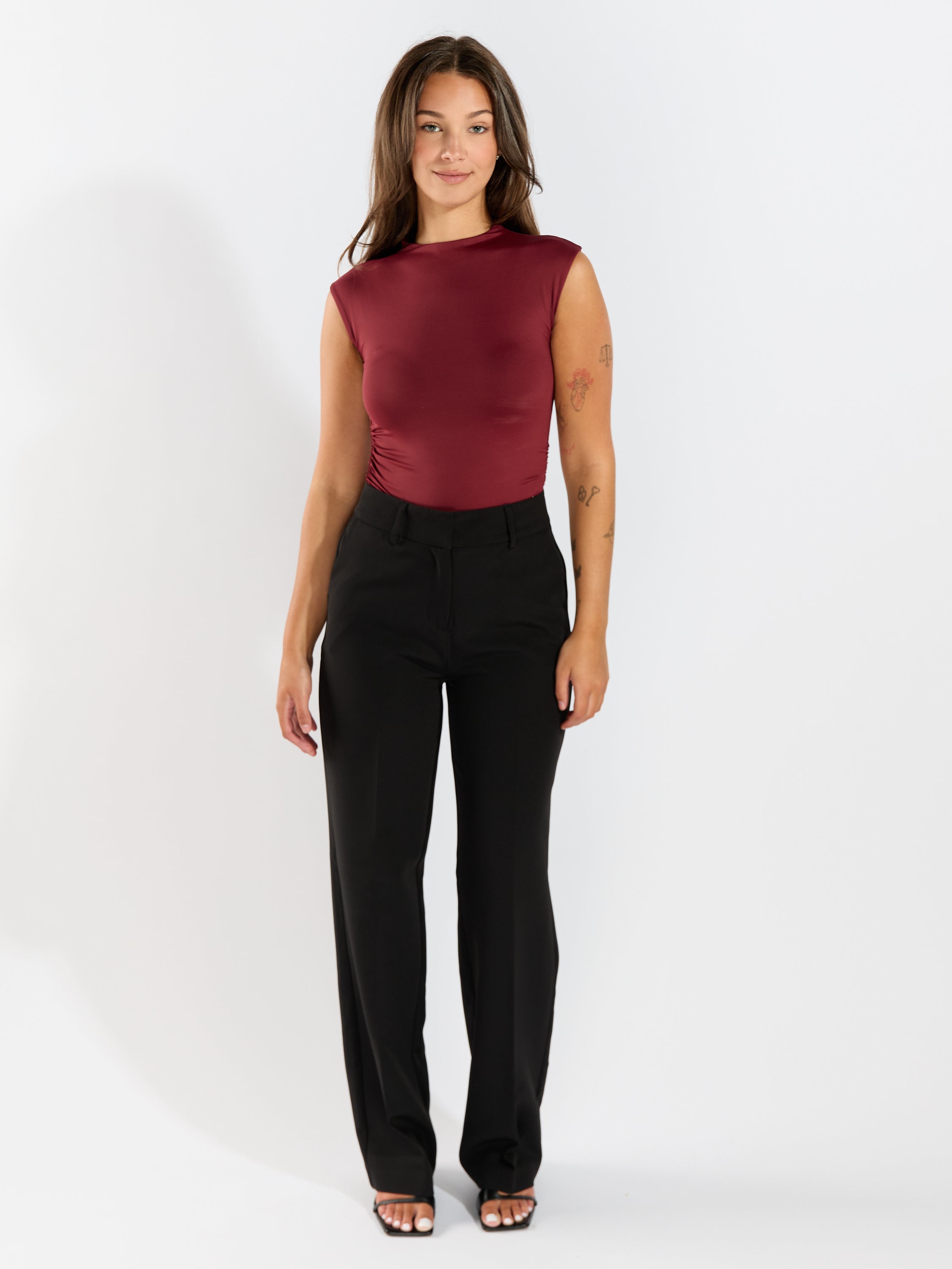 Second Skin Yve Mock Neck Tank Top