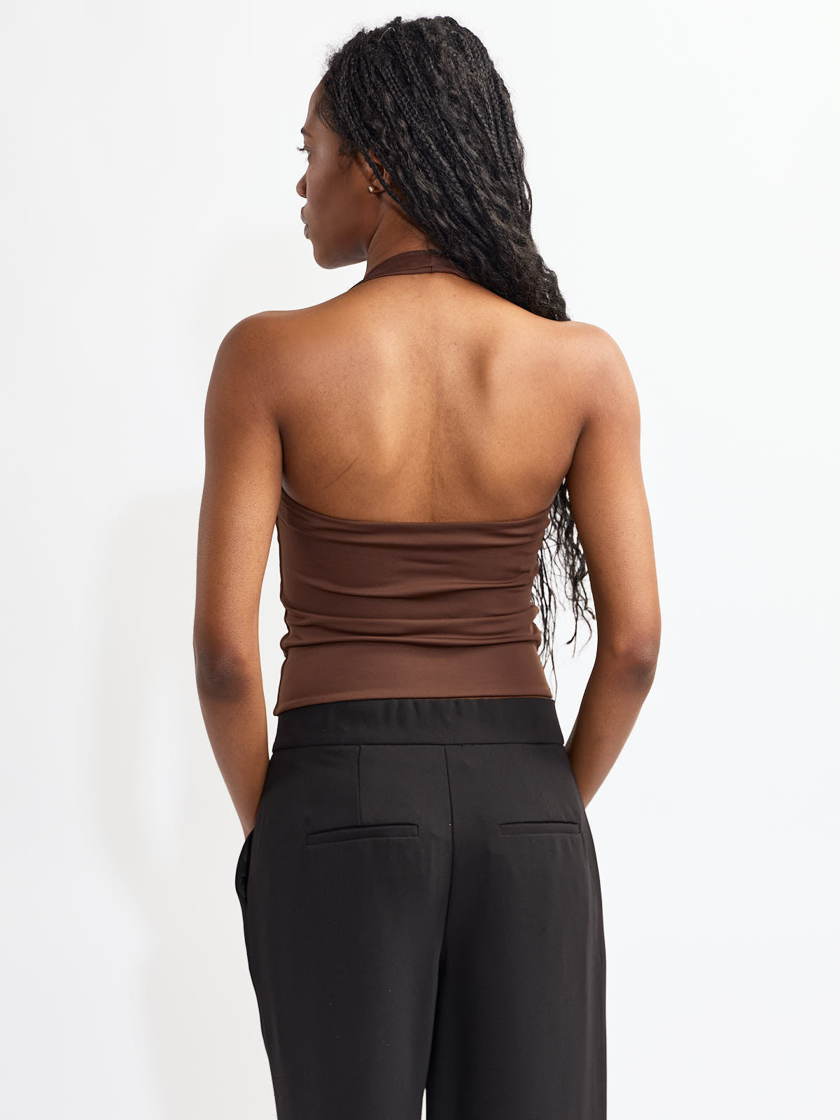Hailey Halter Sleeveless Top