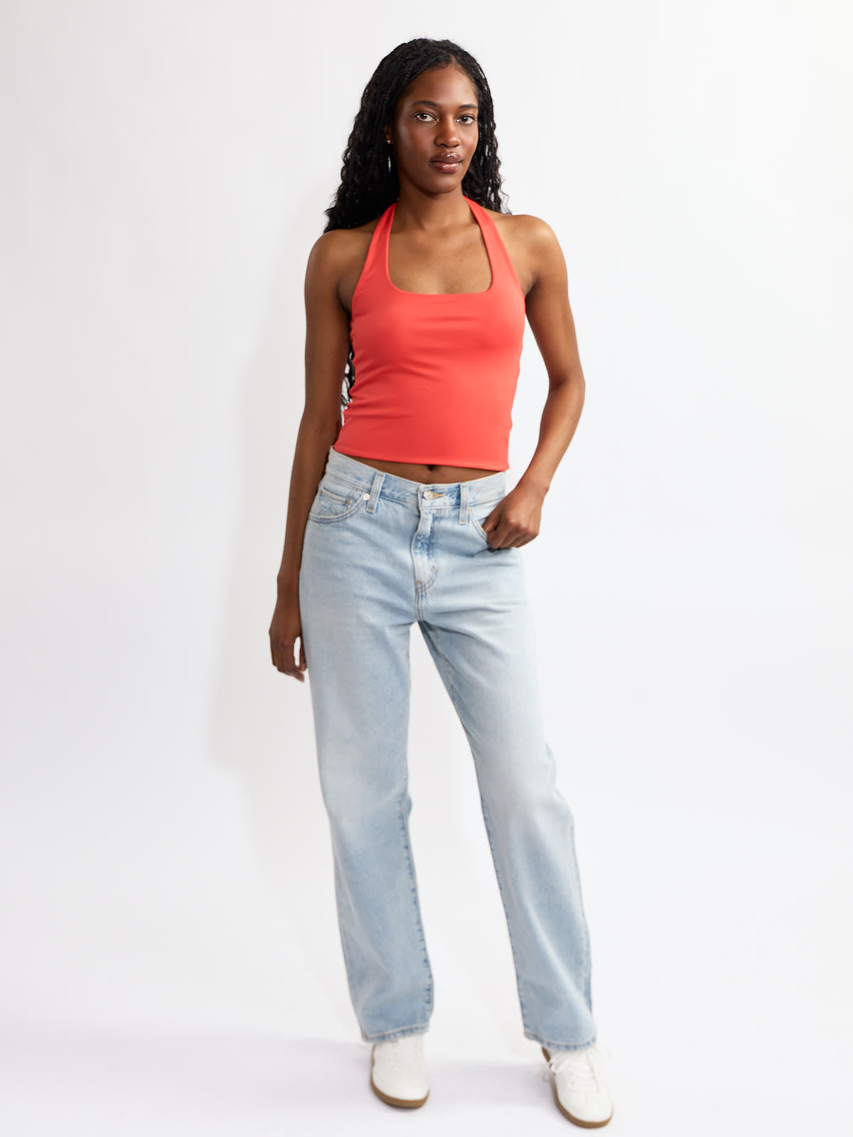 Hailey Halter Sleeveless Top